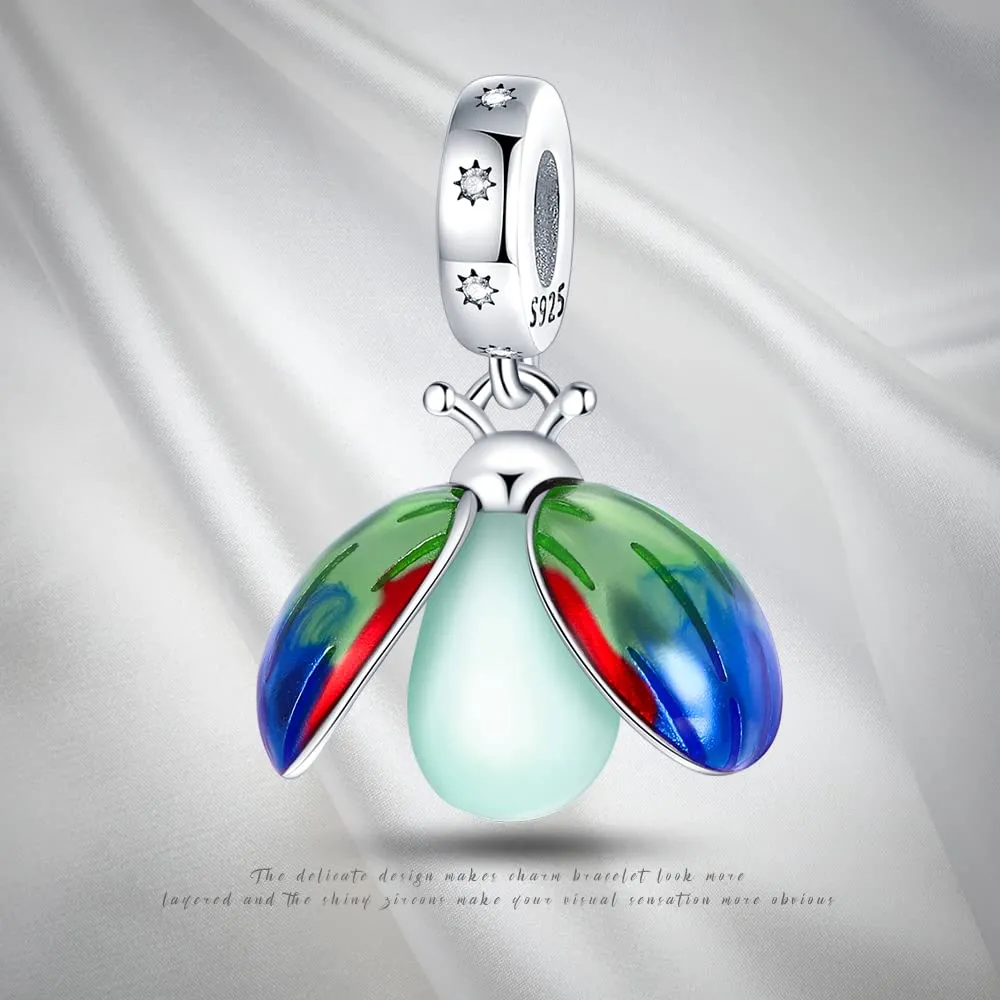 Pandach Bead Charm in Argento Sterling 925 con Cubic Zirconia per Braccialetti e Collane Europei - immagine 4