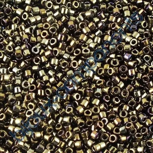 Miyuki Delica Seed Beads 11/0, Brown Iris #DB0007, 5g, Glass - immagine 1
