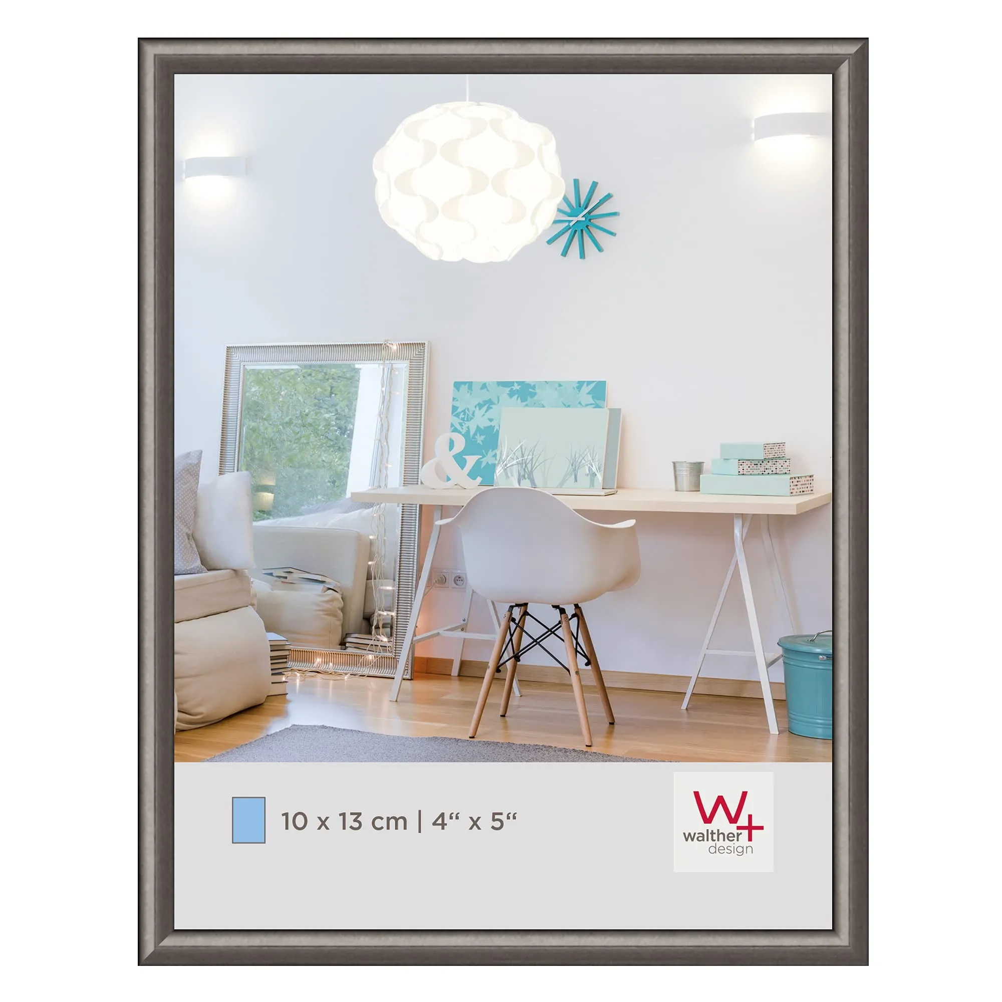 Walther design New Lifestyle Cornice Acciaio 10 x 13 cm KV113D - immagine 1