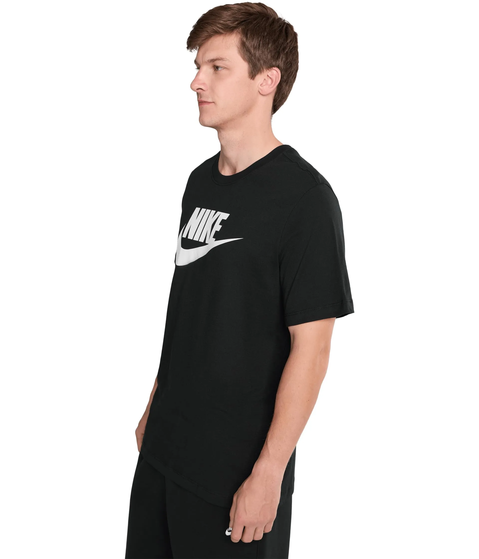Nike Icon Futura Men's Tee - Black/White, S (AR5004-010) - immagine 4