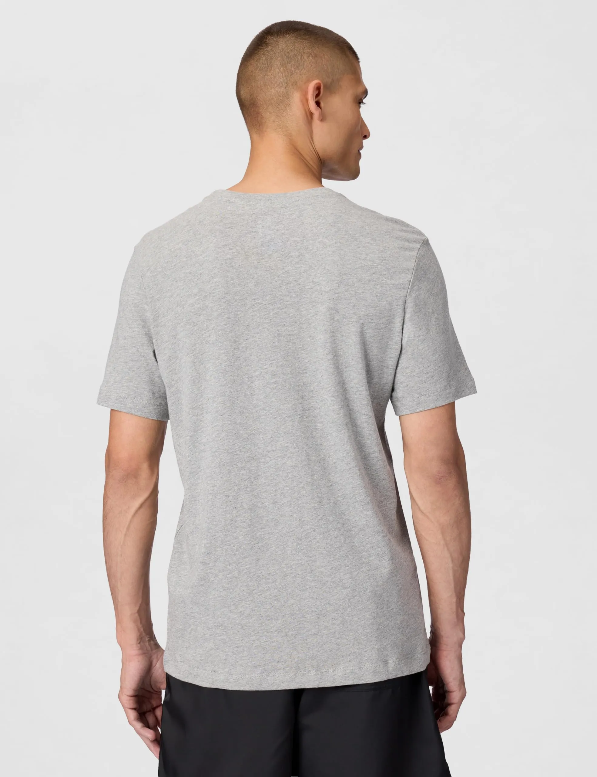 Nike Icon Futura Men's Tee - Dark Grey Heather/Black/White, S - immagine 4
