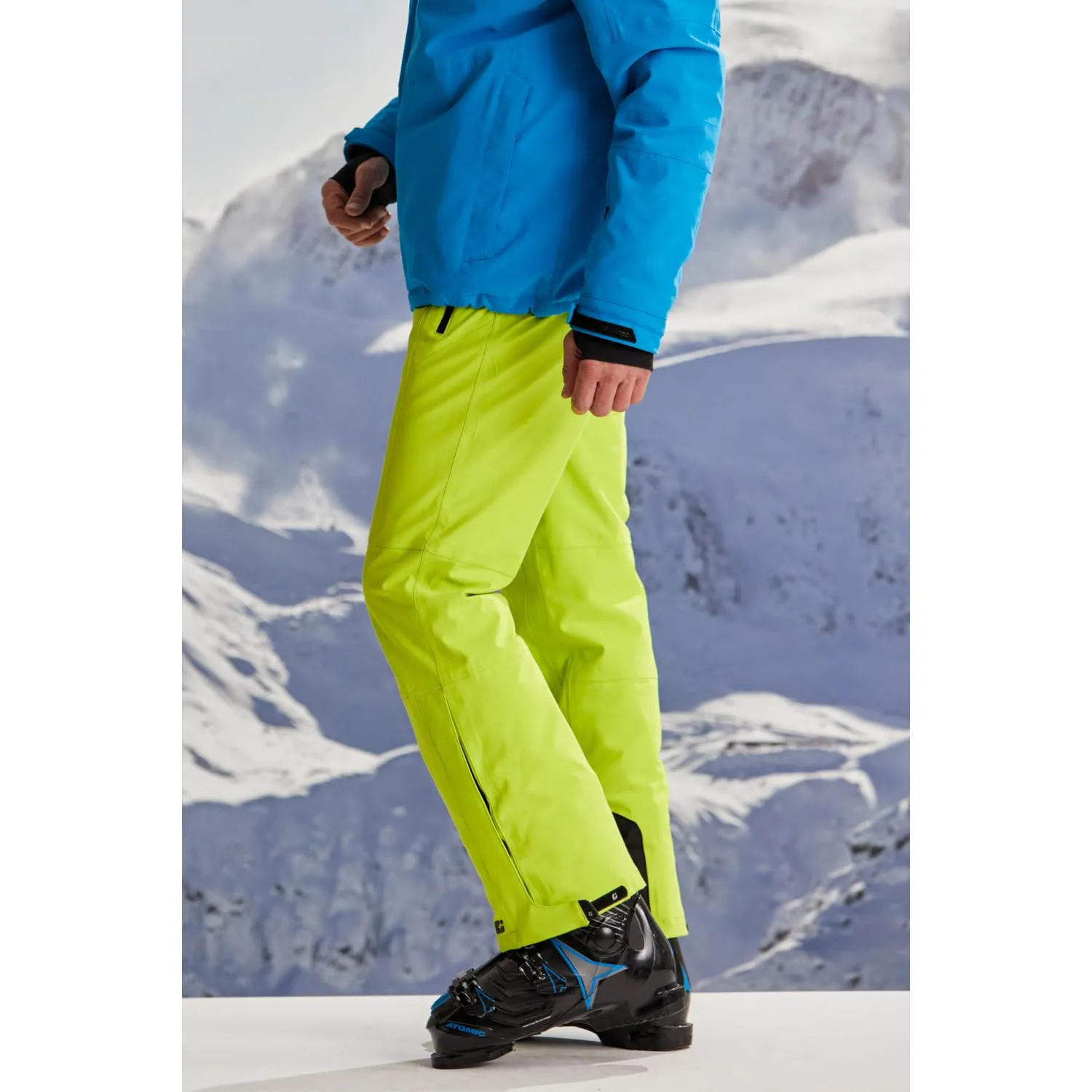 Killtec Enosh Pantaloni Funzionali da Sci, Verde Primavera, S, 30920-000 - immagine 3