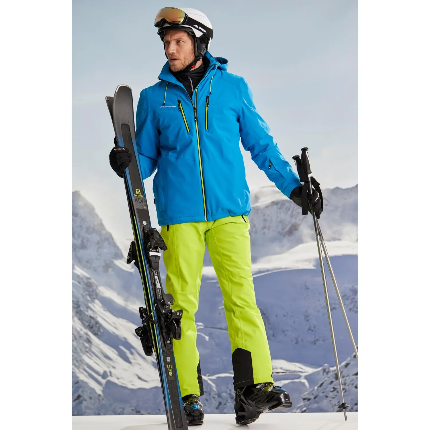Killtec Enosh Pantaloni Funzionali da Sci, Verde Primavera, S, 30920-000 - immagine 8
