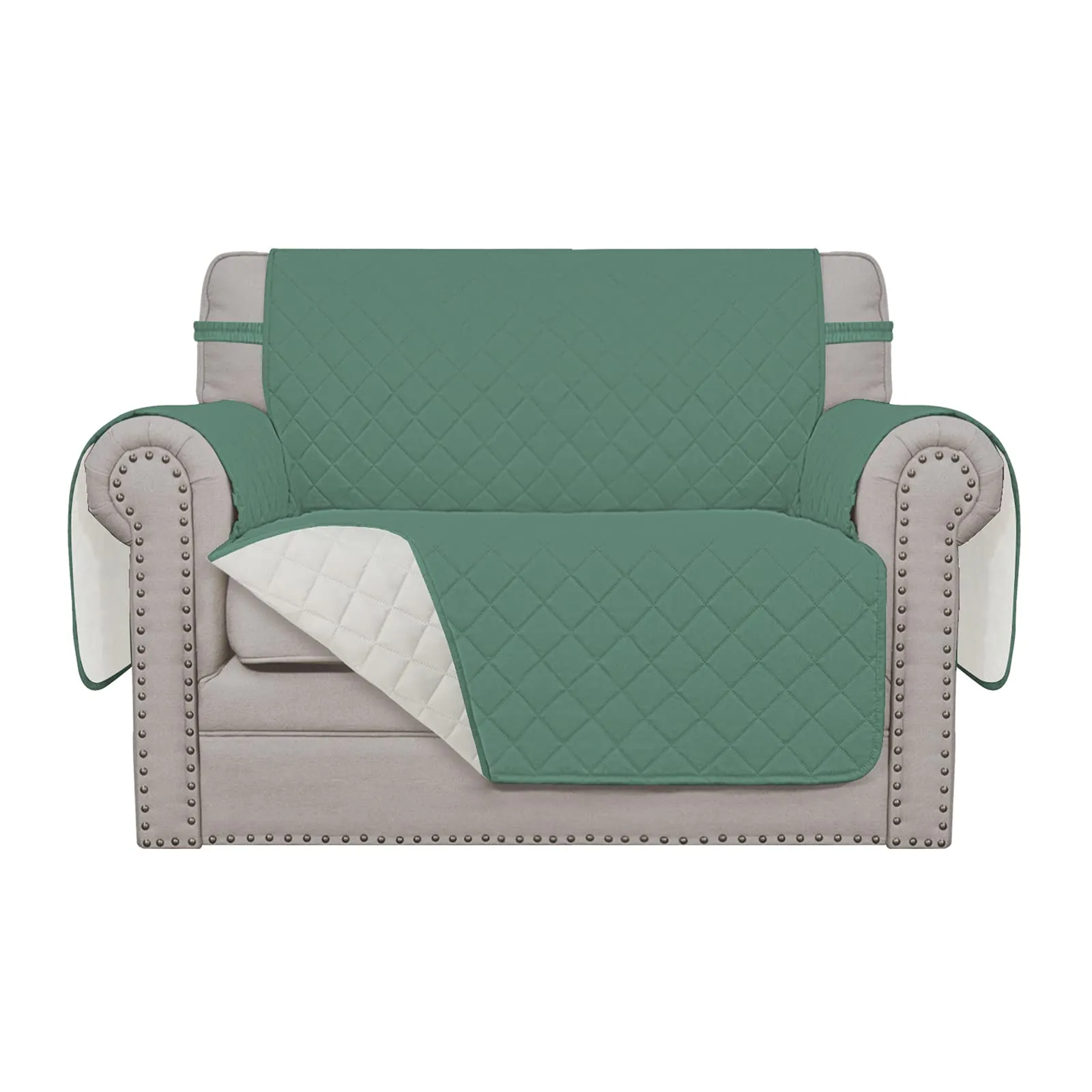 Easy-Going Copridivano per Poltrona Oversize, Reversibile e Impermeabile, 28'' - immagine 1
