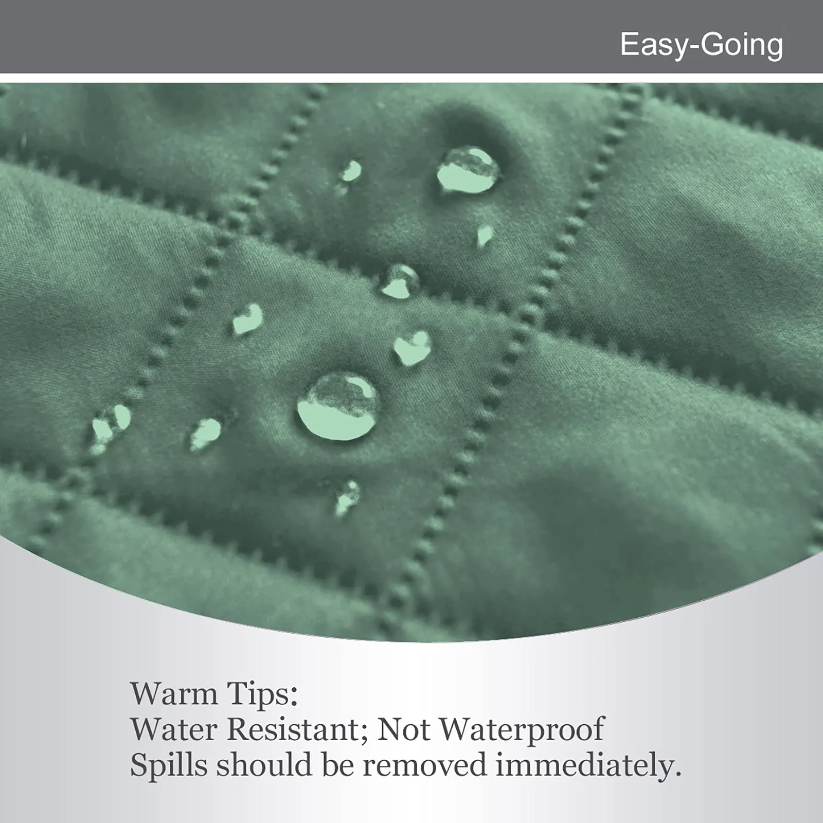 Easy-Going Copridivano per Poltrona Oversize, Reversibile e Impermeabile, 28'' - immagine 4
