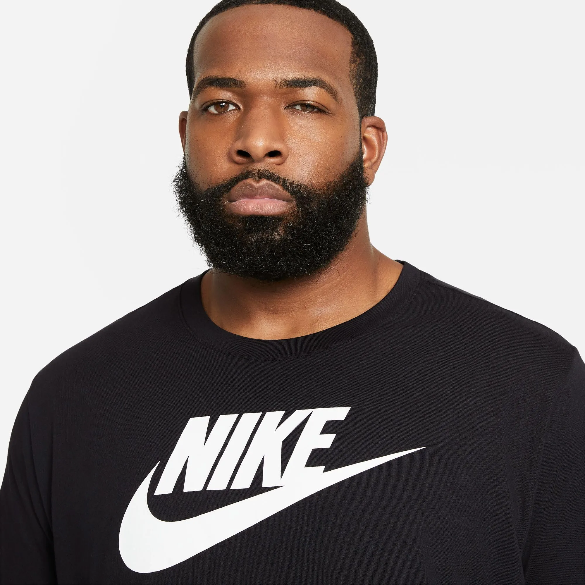 Nike Sportswear Icon Futura Men's T-Shirt, Black/White, L - immagine 6