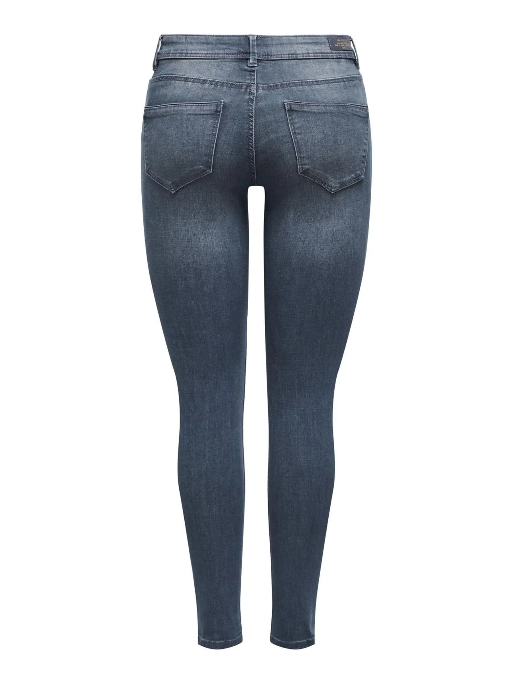 ONLY Onlwauw Life Mid Skinny Jeans Bj777 - Blue Black Denim, S / 32L - immagine 9
