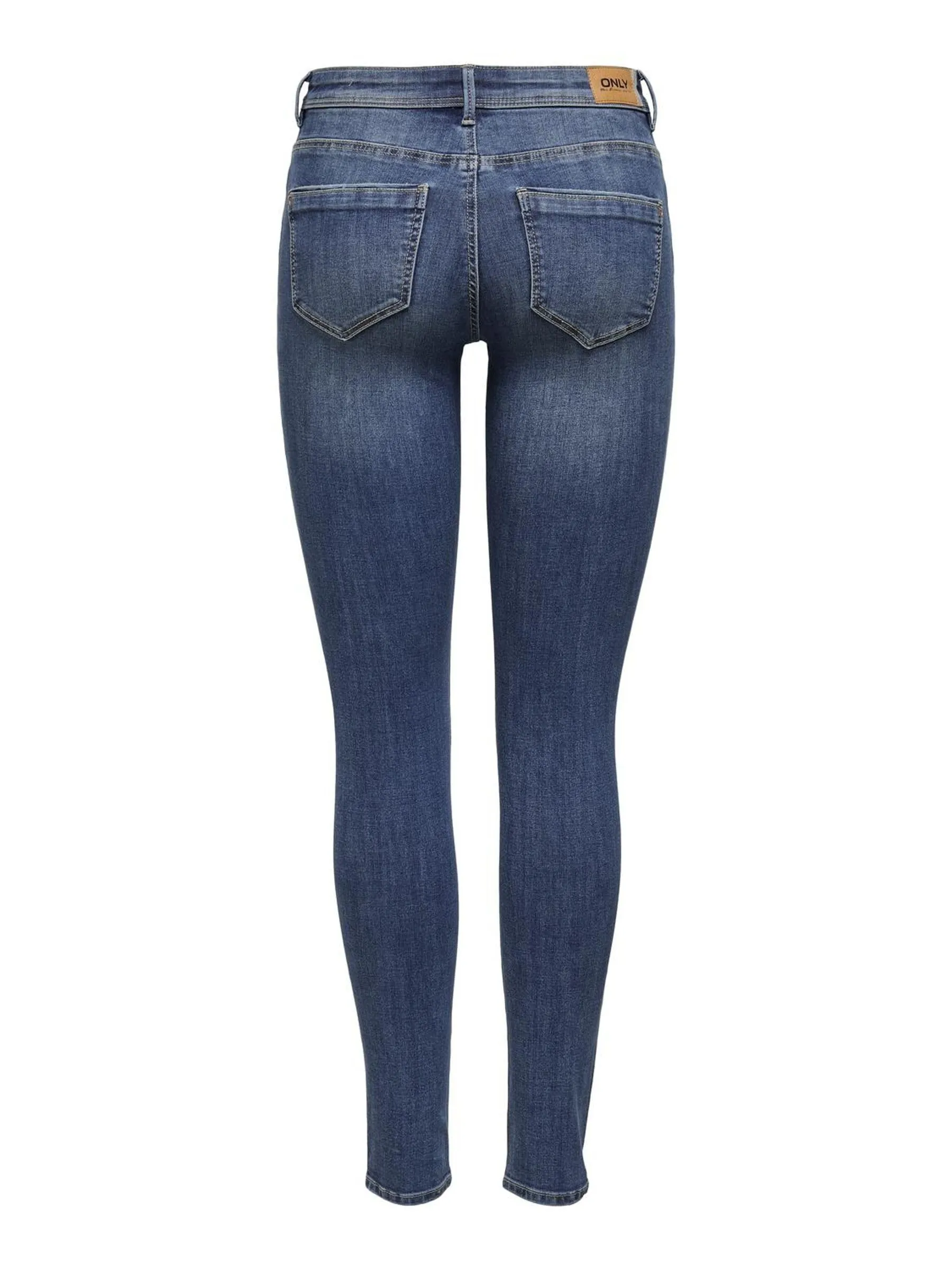 ONLY Onlwauw Mid Skinny Bj114-3 Noos Medium Blue Denim XS/30L - immagine 4