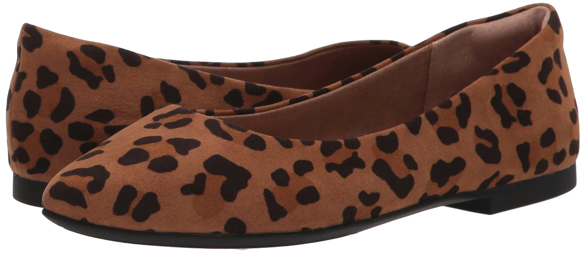 Amazon Essentials Ballerine Basse Donna, Marrone Leopardata, 39.5 EU Larga - immagine 7