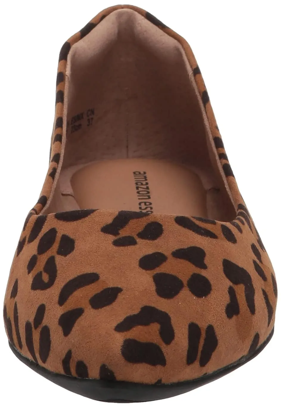 Amazon Essentials Ballerine da donna a punta, Marrone Leopardata, 38 - immagine 2