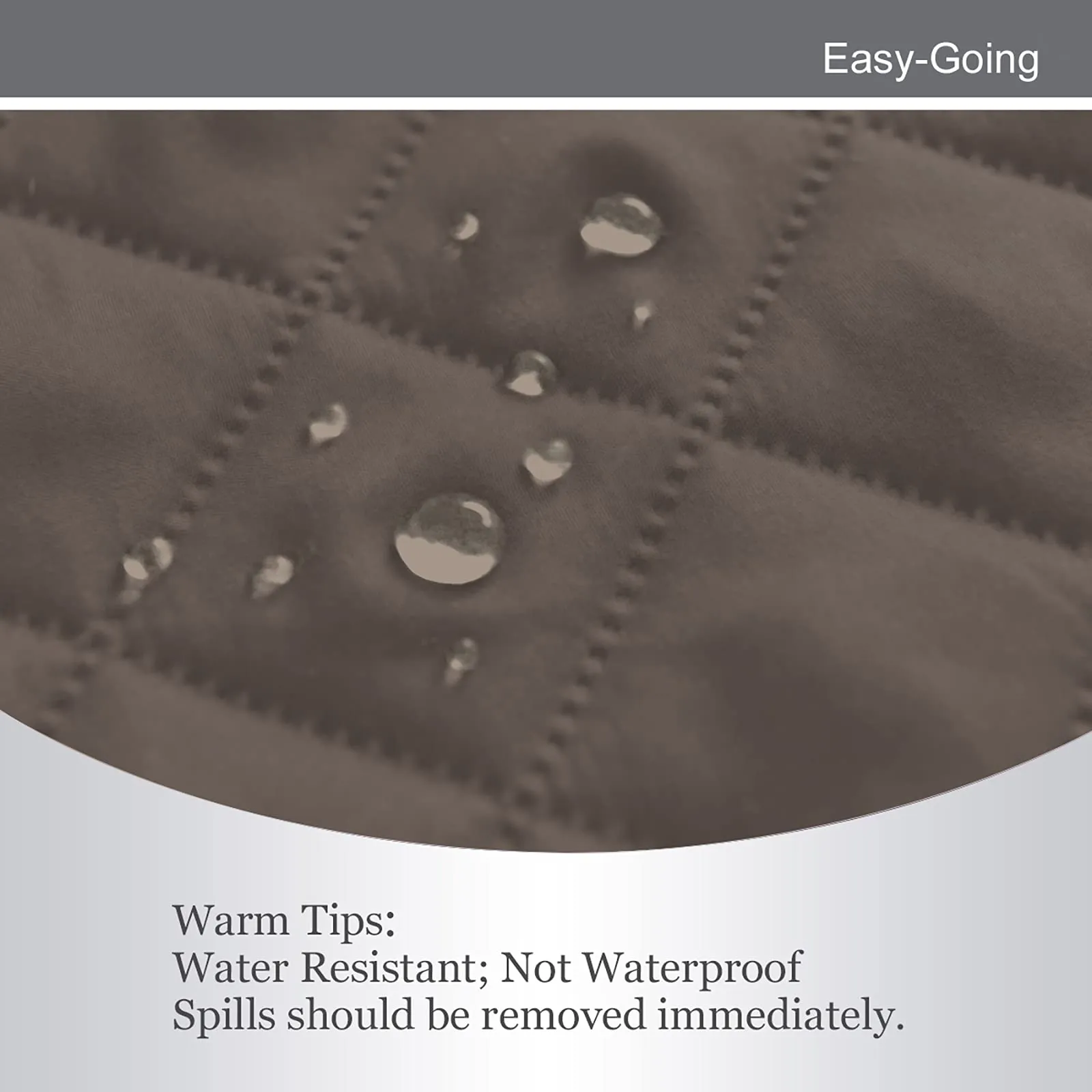 Easy-Going Copridivano Reversibile per Poltrona Extra Large, Tortora - immagine 4