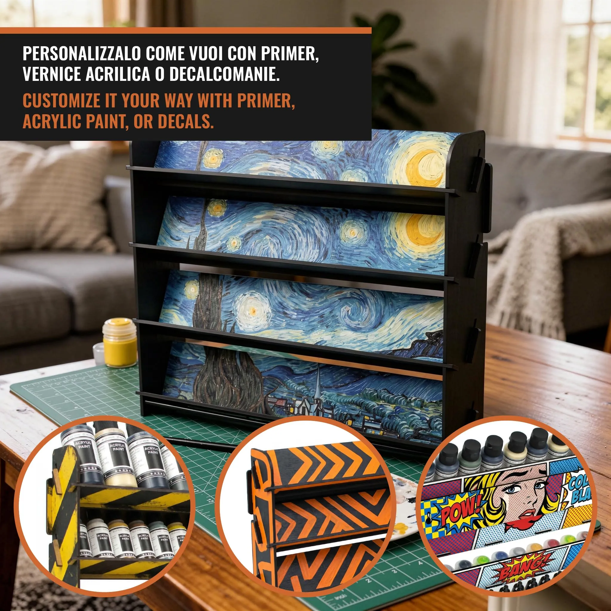 PROSCALE Porta Colori Acrilici per Modellismo Universal - immagine 6