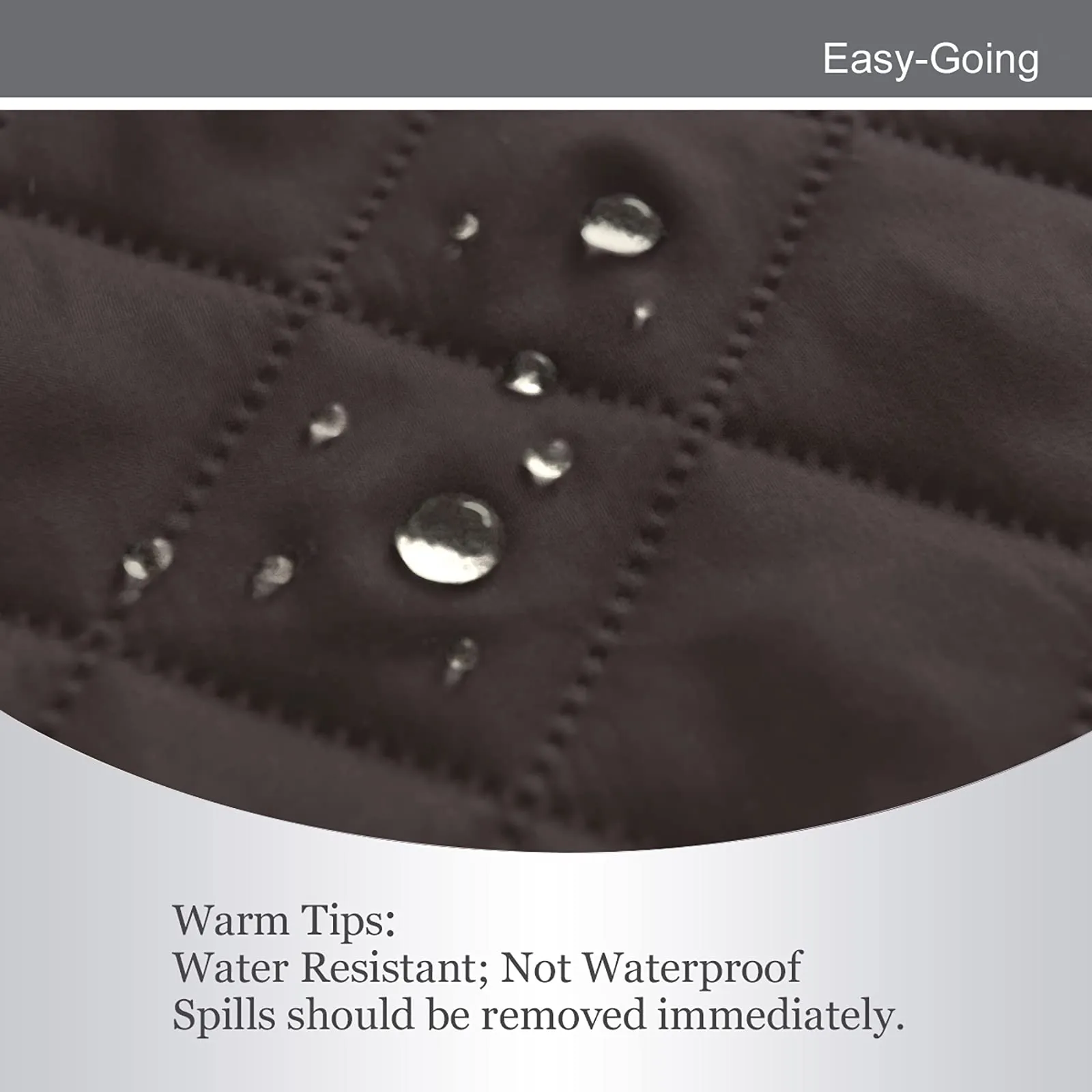 Easy-Going Copridivano Reversibile per Poltrona Extra Large, Cioccolato - immagine 4
