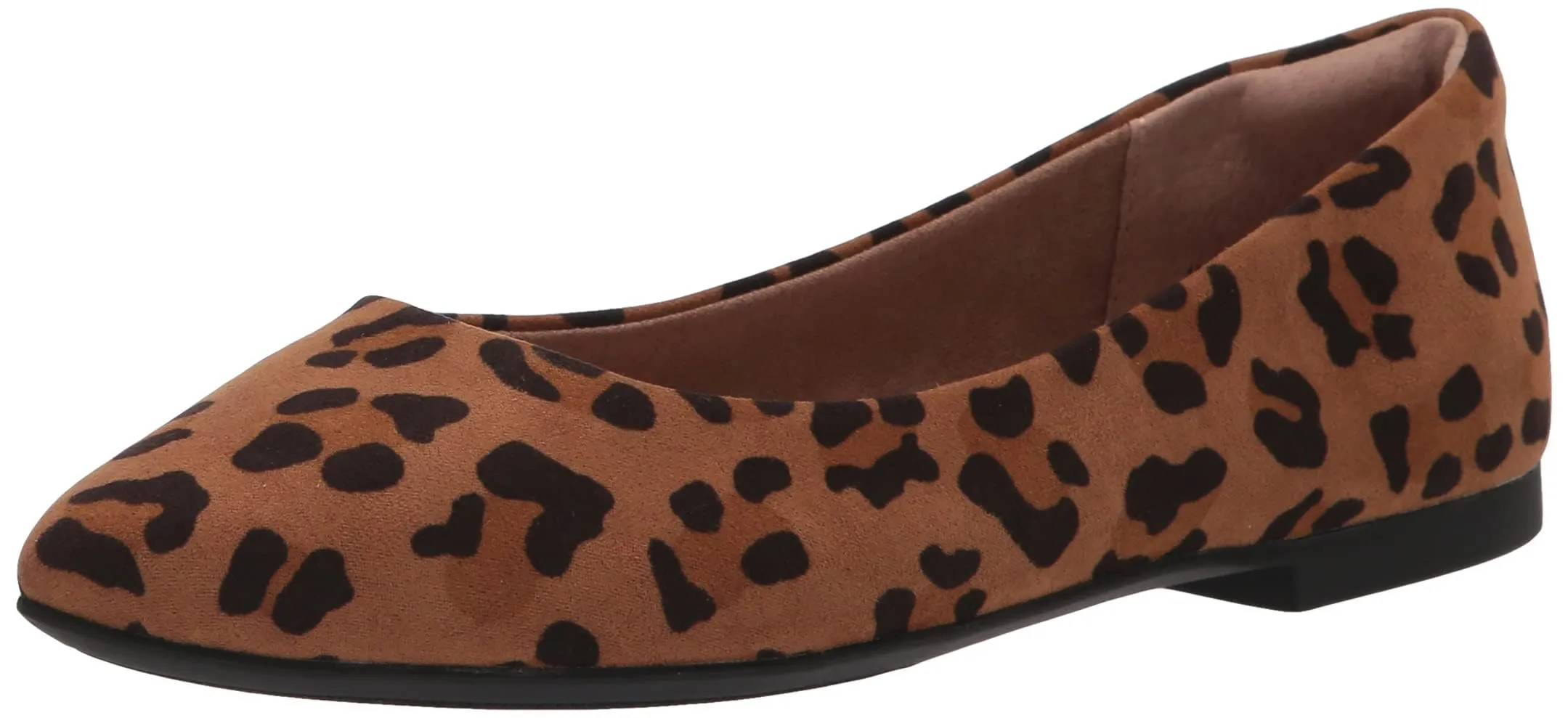 Amazon Essentials Ballerine da donna a punta, Marrone Leopardata, 39.5 EU - immagine 1