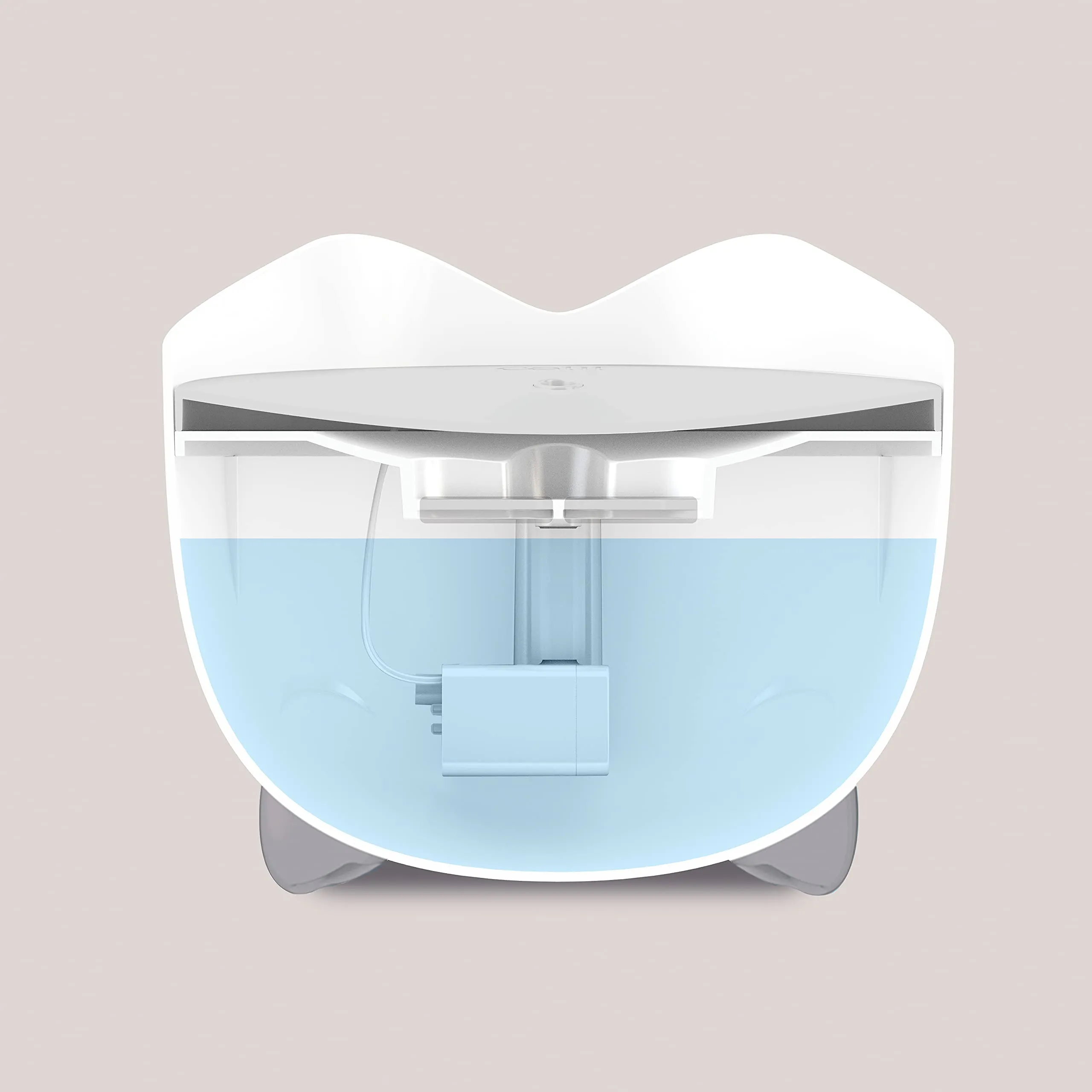 Catit PIXI Fontana per gatti 2,5 l Bianco Acciaio Inox - immagine 4