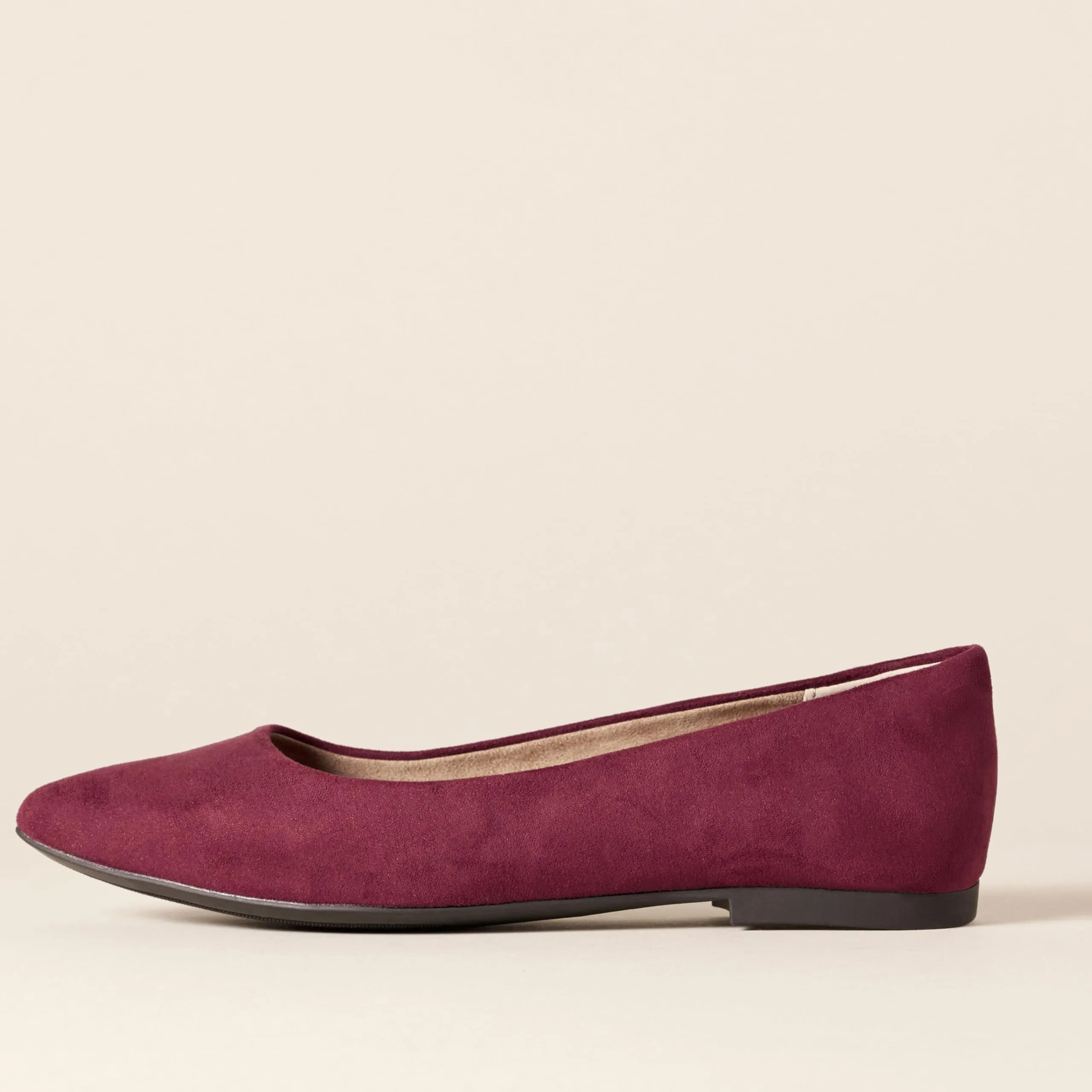 Amazon Essentials Ballerine da donna a punta, Marrone, 48 - immagine 3