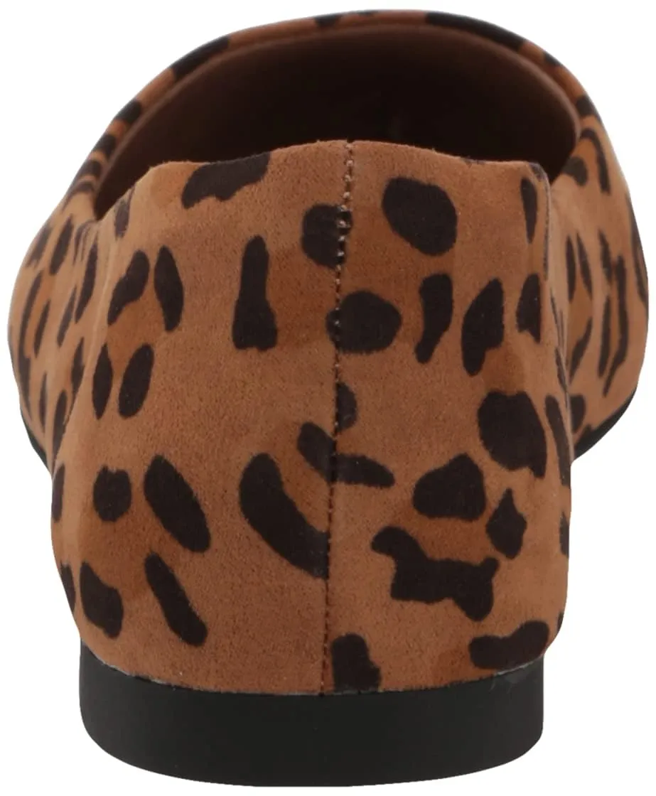 Amazon Essentials Ballerine Basse Donna, Marrone Leopardata, 38.5 EU Larga - immagine 3
