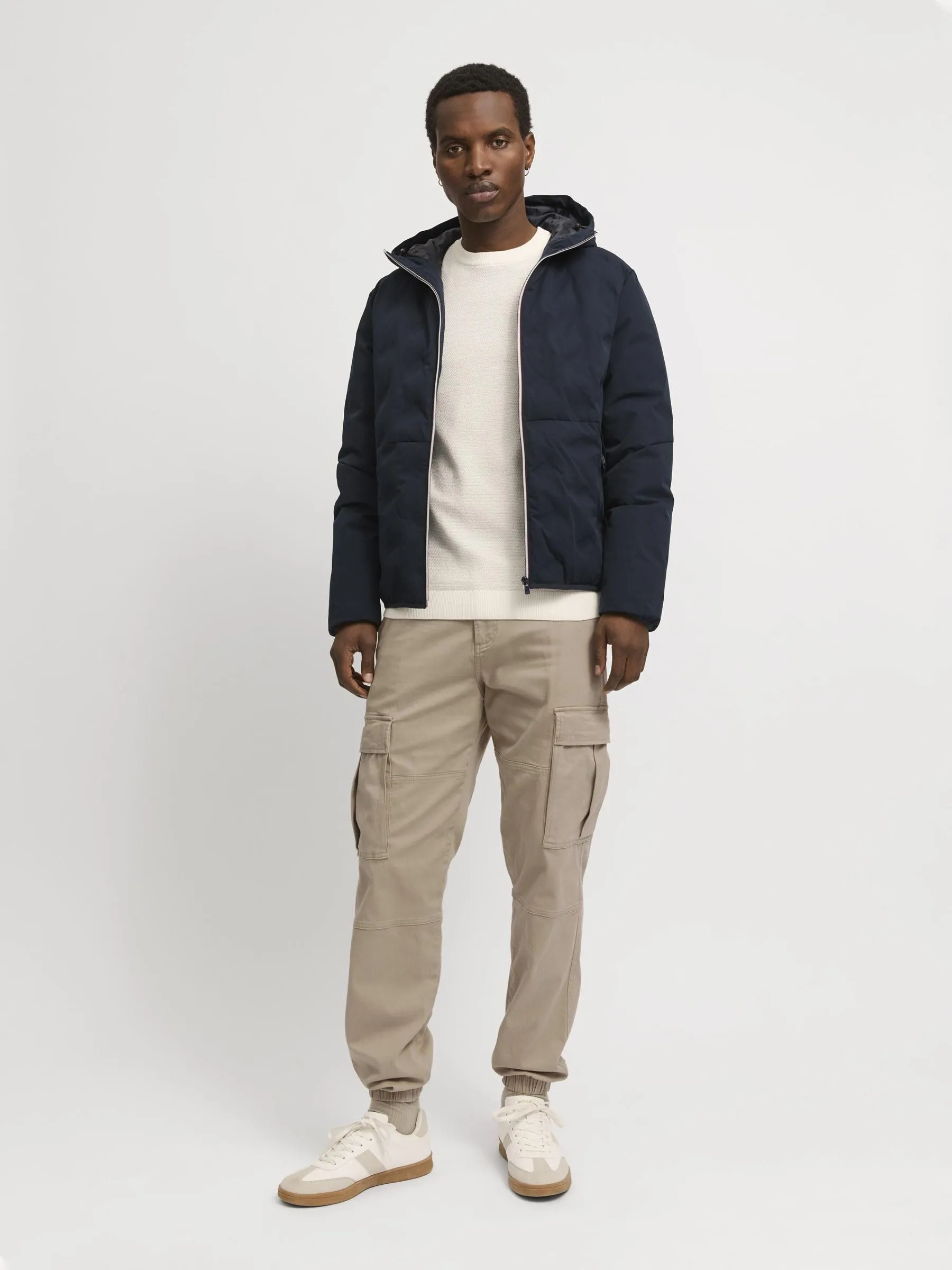 Jack & Jones Jjipaul Jjflake Pantaloni da Uomo, Grigio Crockery, 33W / 36L - immagine 3