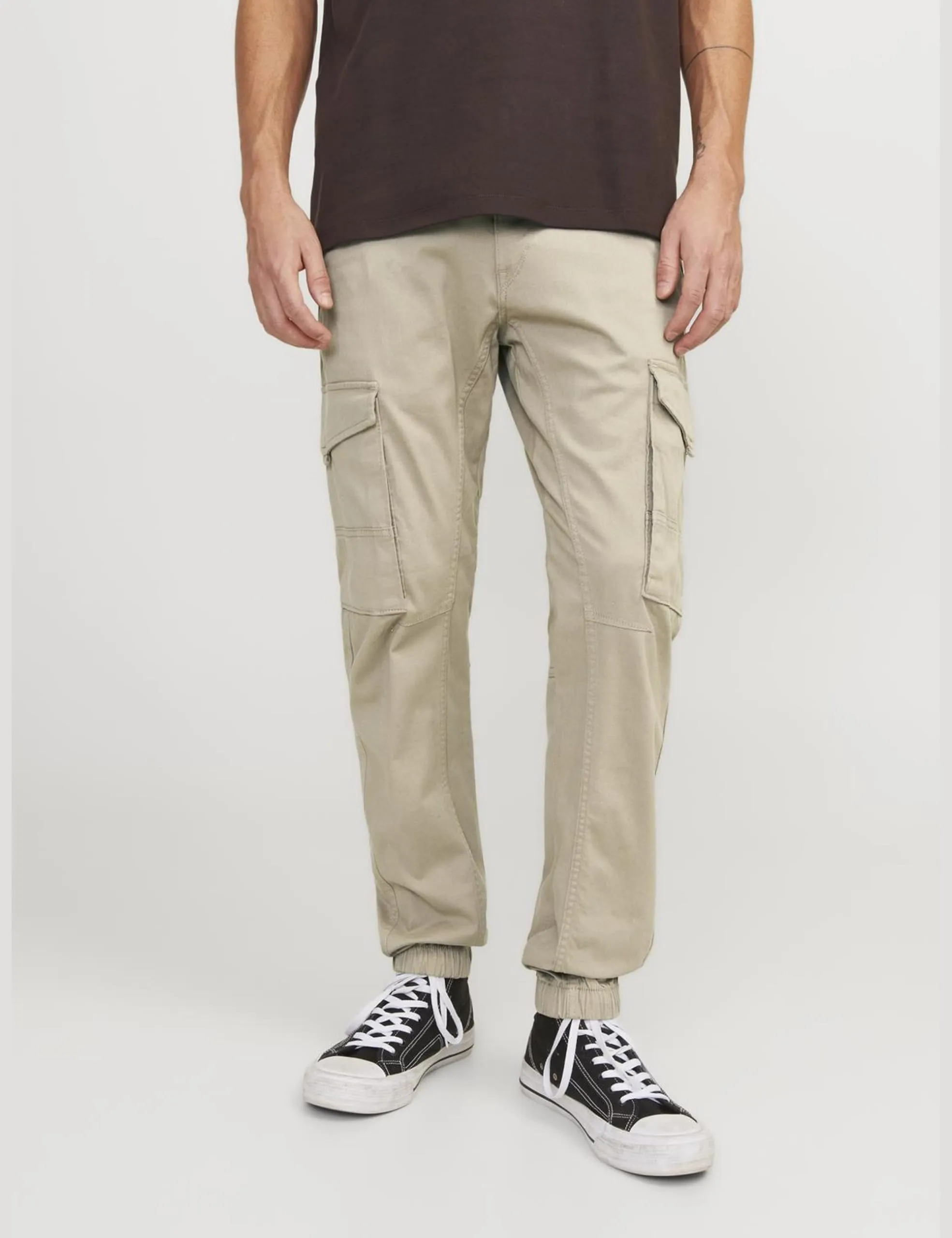 Jack & Jones Jjipaul Jjflake Pantaloni da Uomo, Grigio, 27W / 32L - immagine 2
