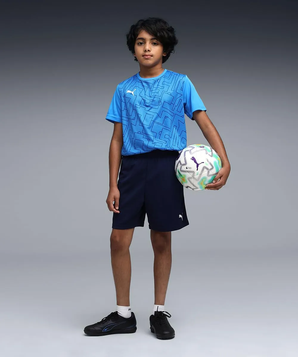 PUMA teamRISE Short Jr, Peacoat/White, 176 - immagine 3
