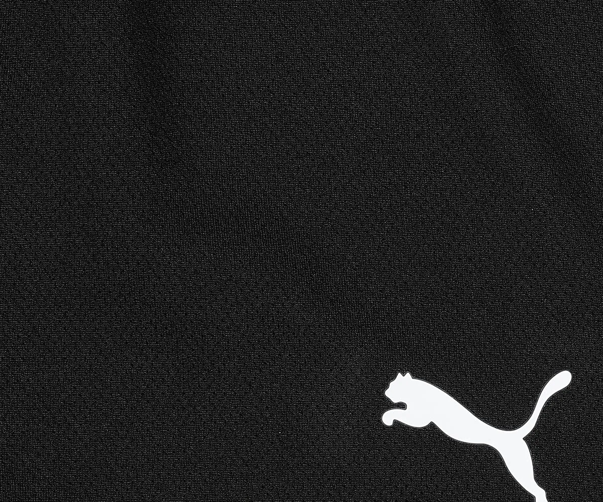 Puma TeamRise Short Jr, Black/White, 152 - immagine 3