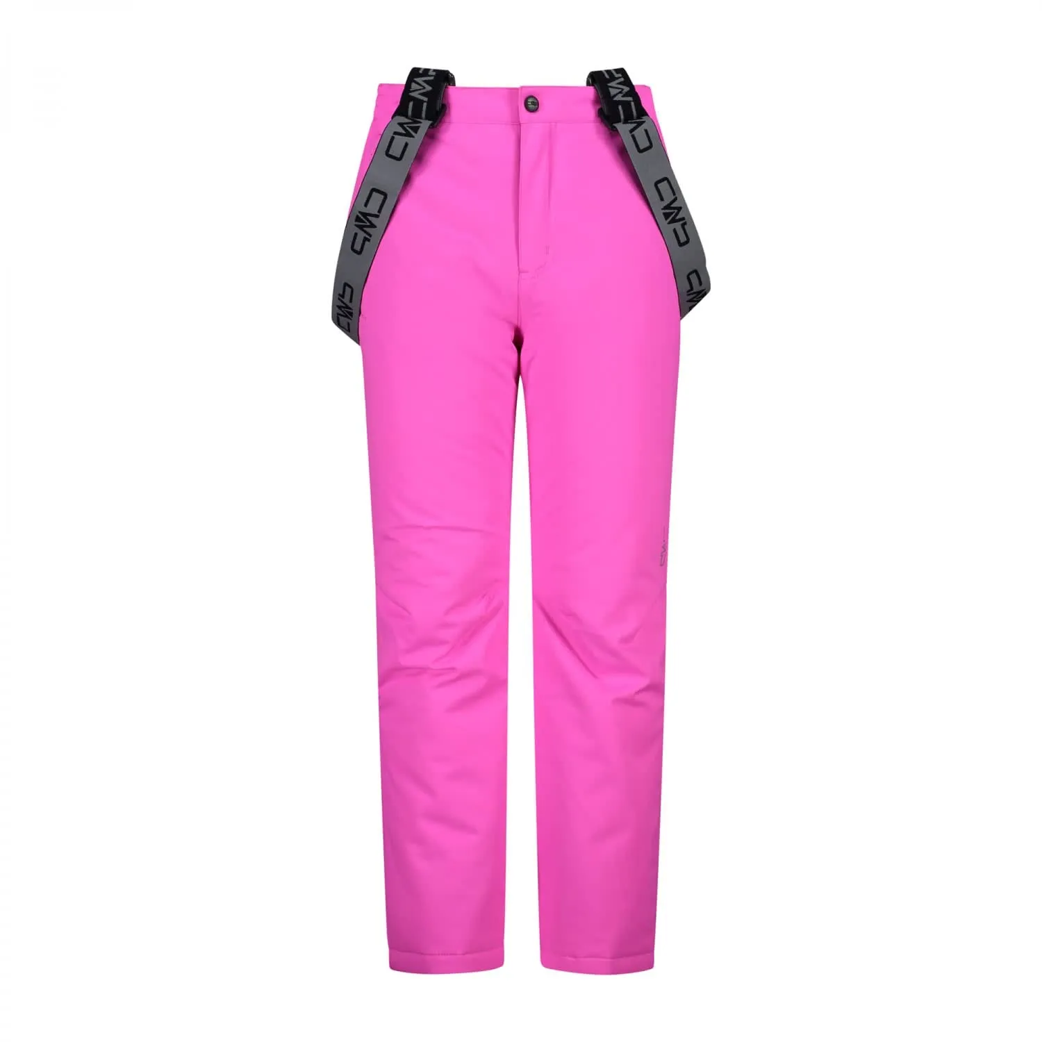 CMP Kids Unisex Ski Overalls with Flat Padding, Purple Fluo, 152 - immagine 1