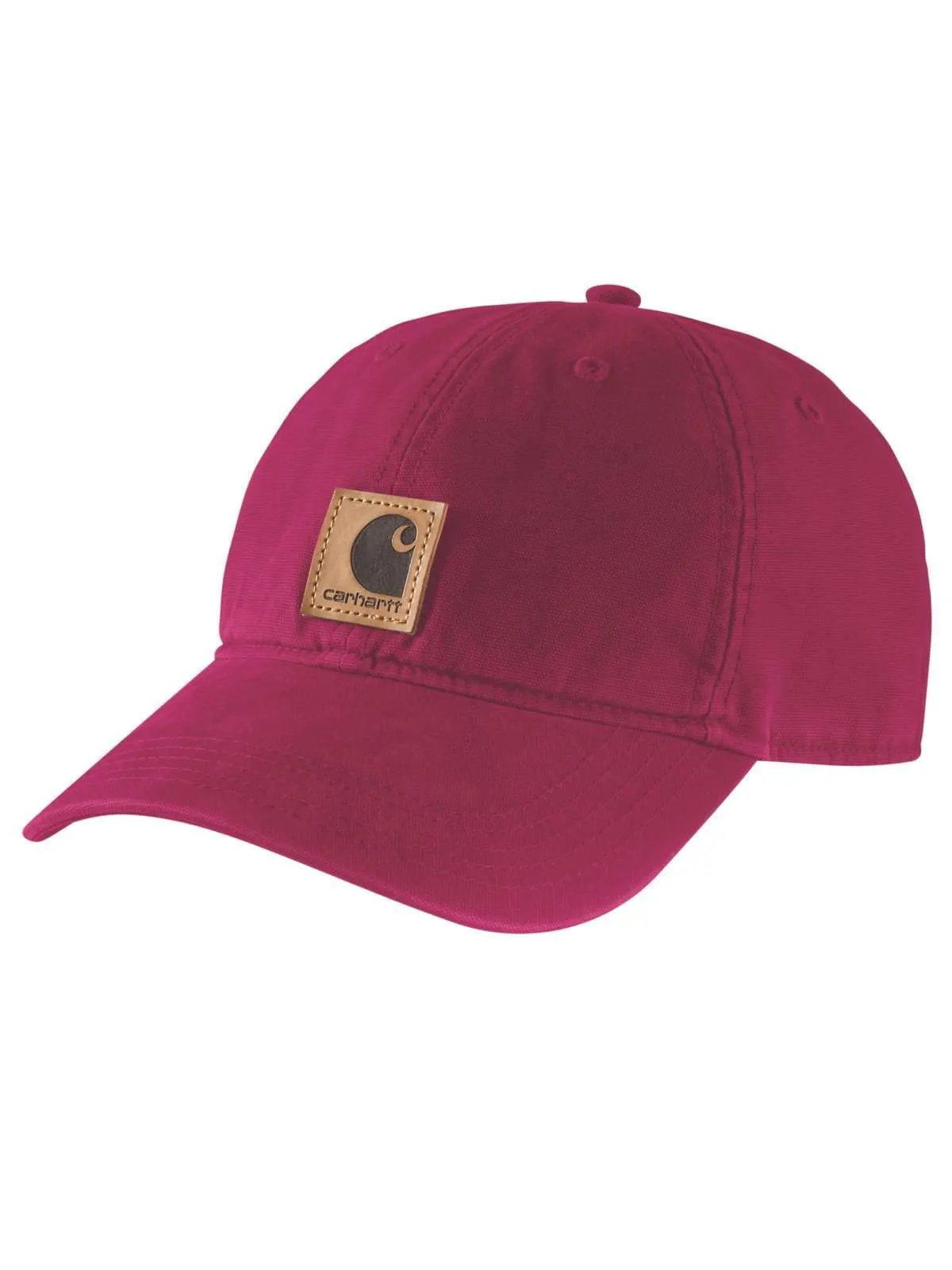 Carhartt Canvas Cap, Rosa (Rosso Barbabietola), Taglia unica - immagine 1