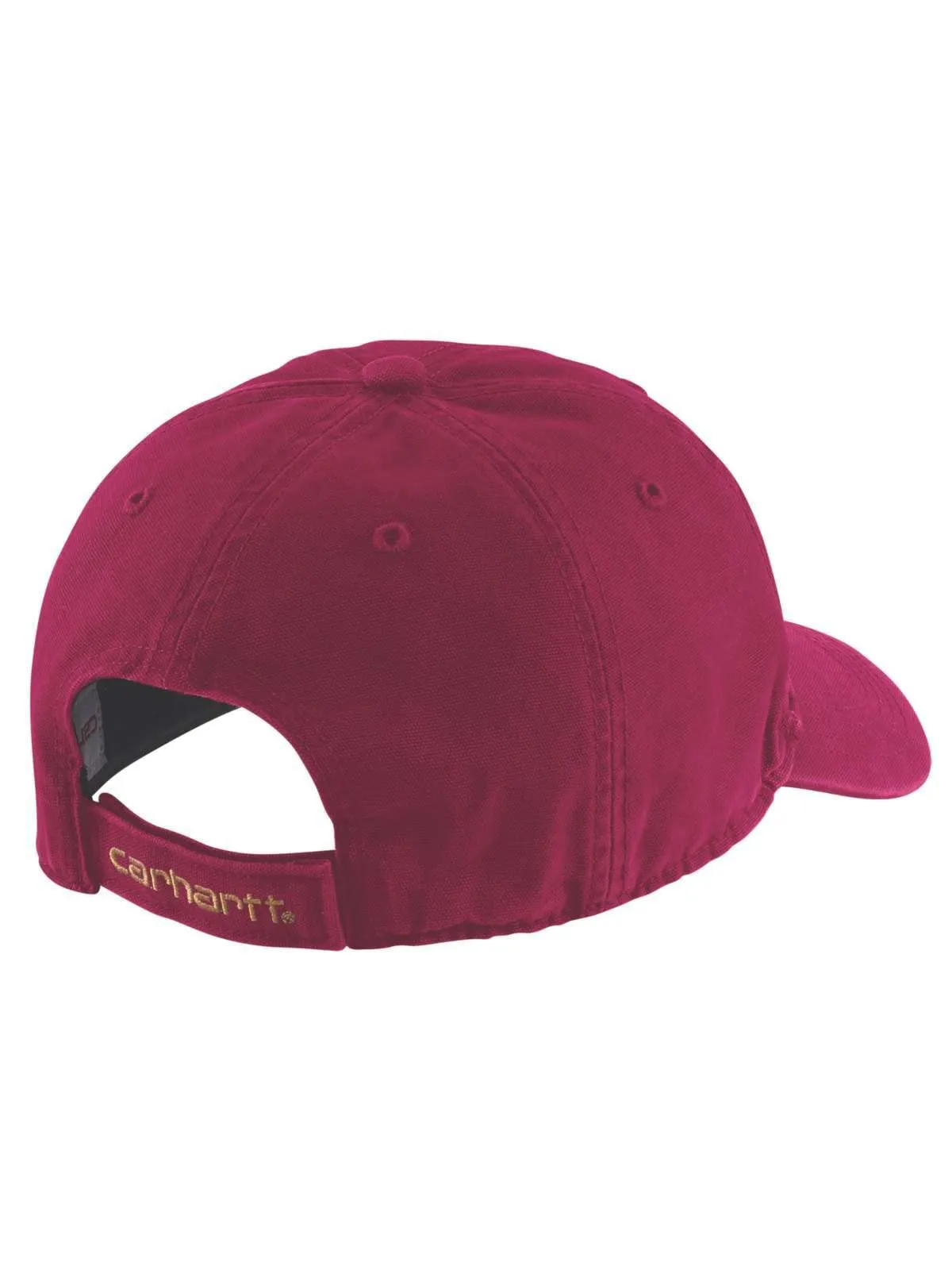 Carhartt Canvas Cap, Rosa (Rosso Barbabietola), Taglia unica - immagine 2
