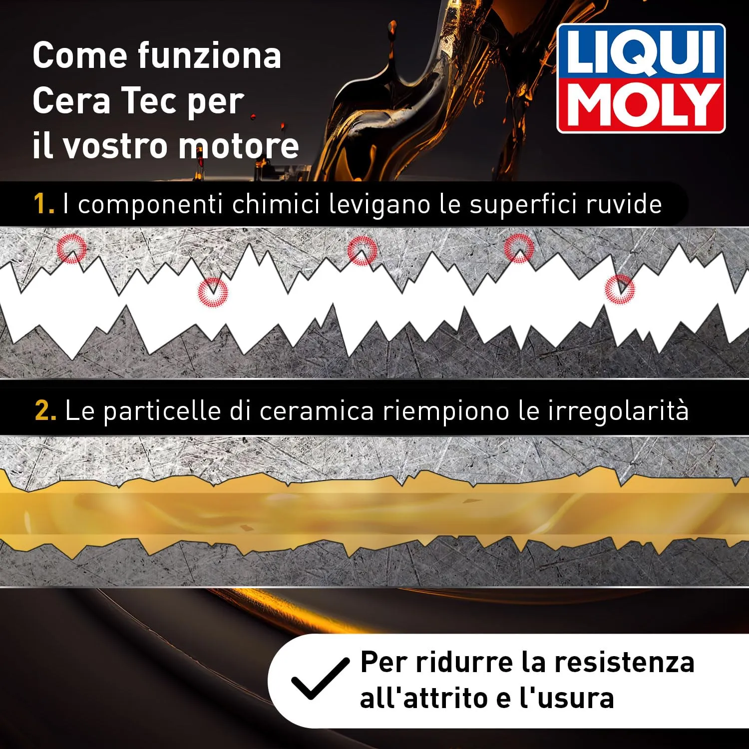 Liqui Moly Cera Tec 3721 Additivo ceramico per olio motori a benzina e diesel, 300 ml - immagine 4