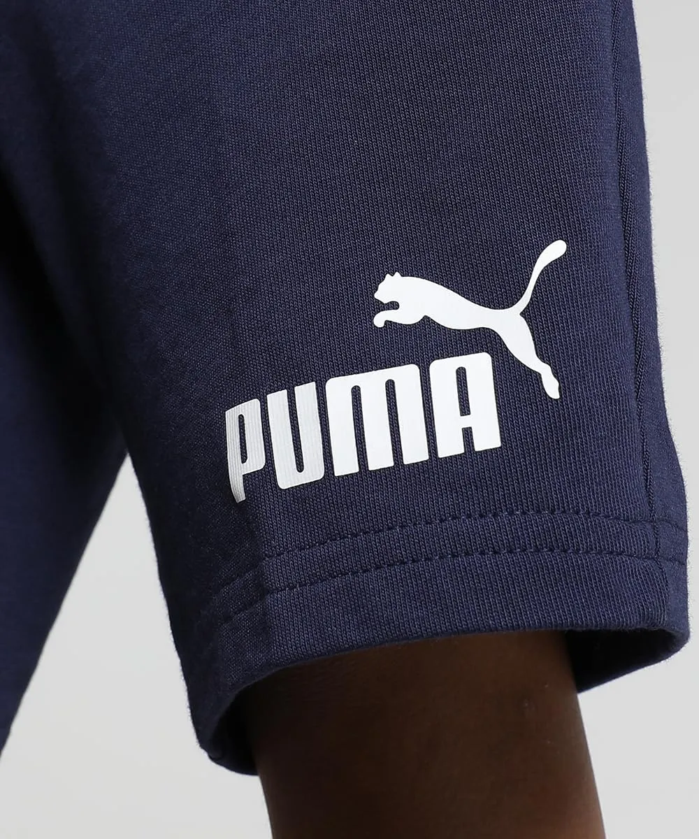 Puma Essential Jersey Shorts Bambino 586971 06 Peacoat (13-14) - immagine 5