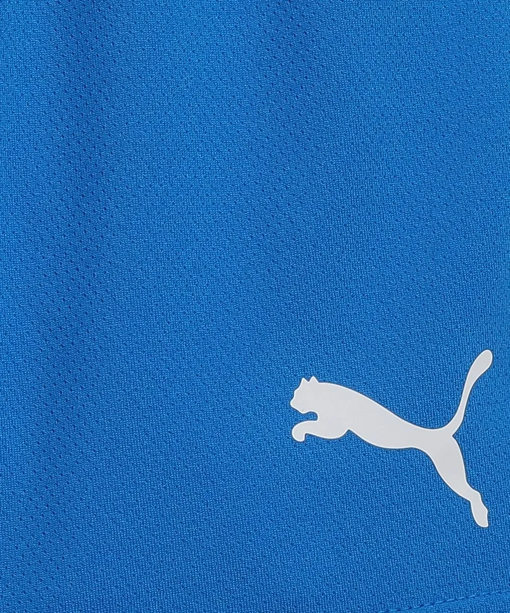 PUMA teamRISE Short Jr, Electric Blue Lemonade/White, 140 - immagine 3