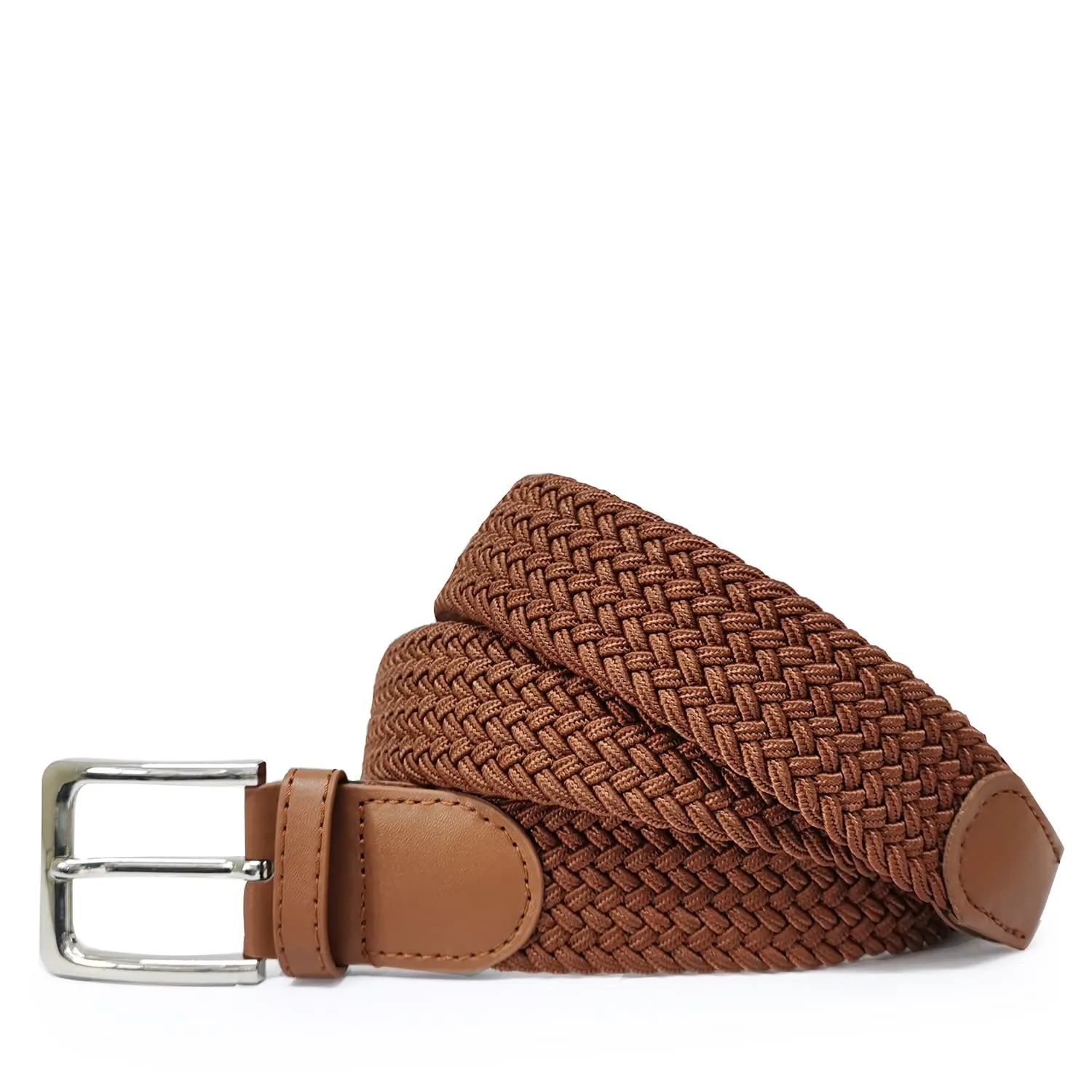 GLAMEXX24 Cintura Elastica Unisex in Tessuto Intrecciato Regolabile - immagine 2