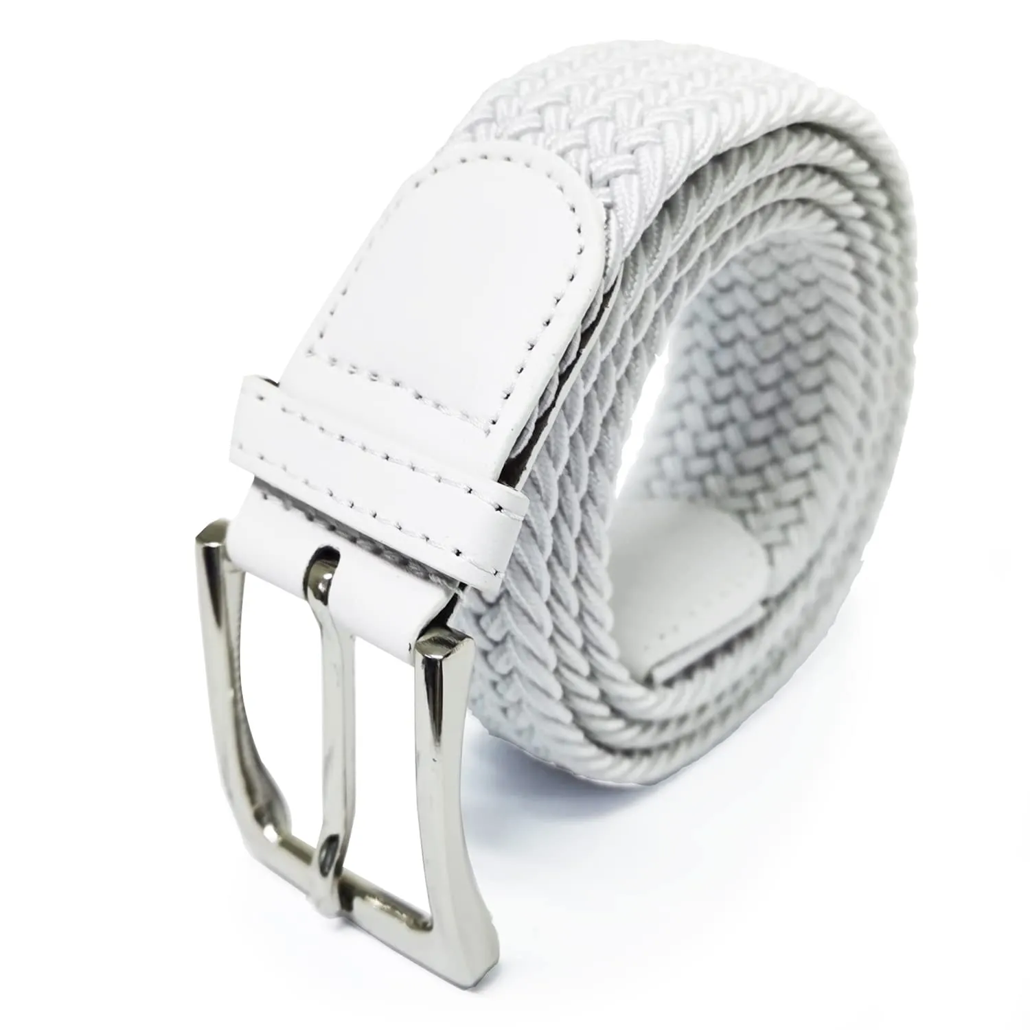 GLAMEXX24 Cintura Elastica Unisex in Tessuto Intrecciato Regolabile - immagine 1