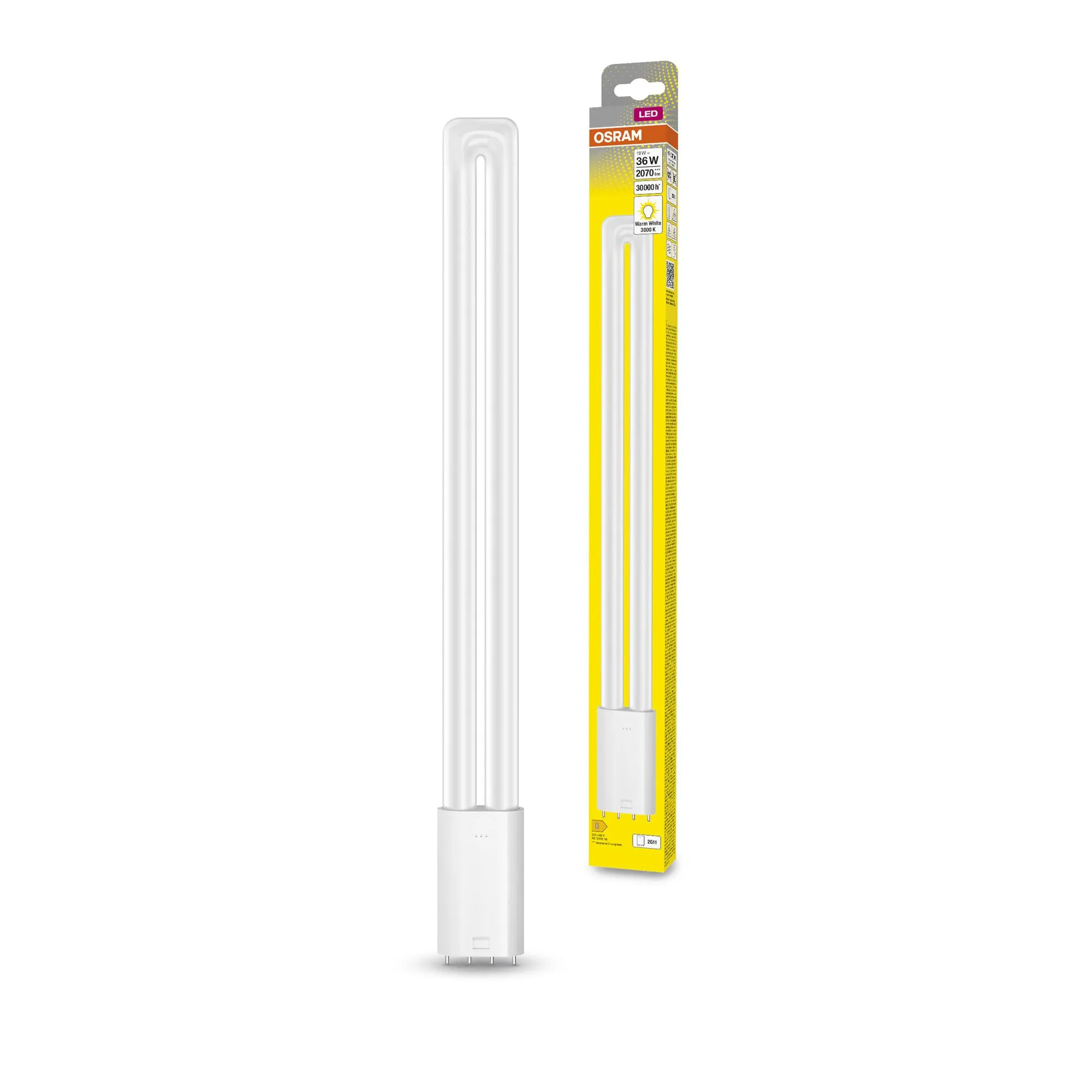 OSRAM Dulux L36 LED HF 2G11, 18W, 2070 Lumen, Bianco Caldo 3000K, Sostituzione per 36W - immagine 1