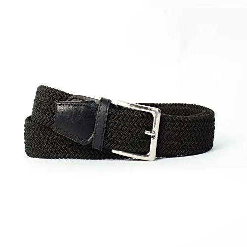 GLAMEXX24 Cintura Elastica Unisex in Tessuto Intrecciato Regolabile - immagine 3