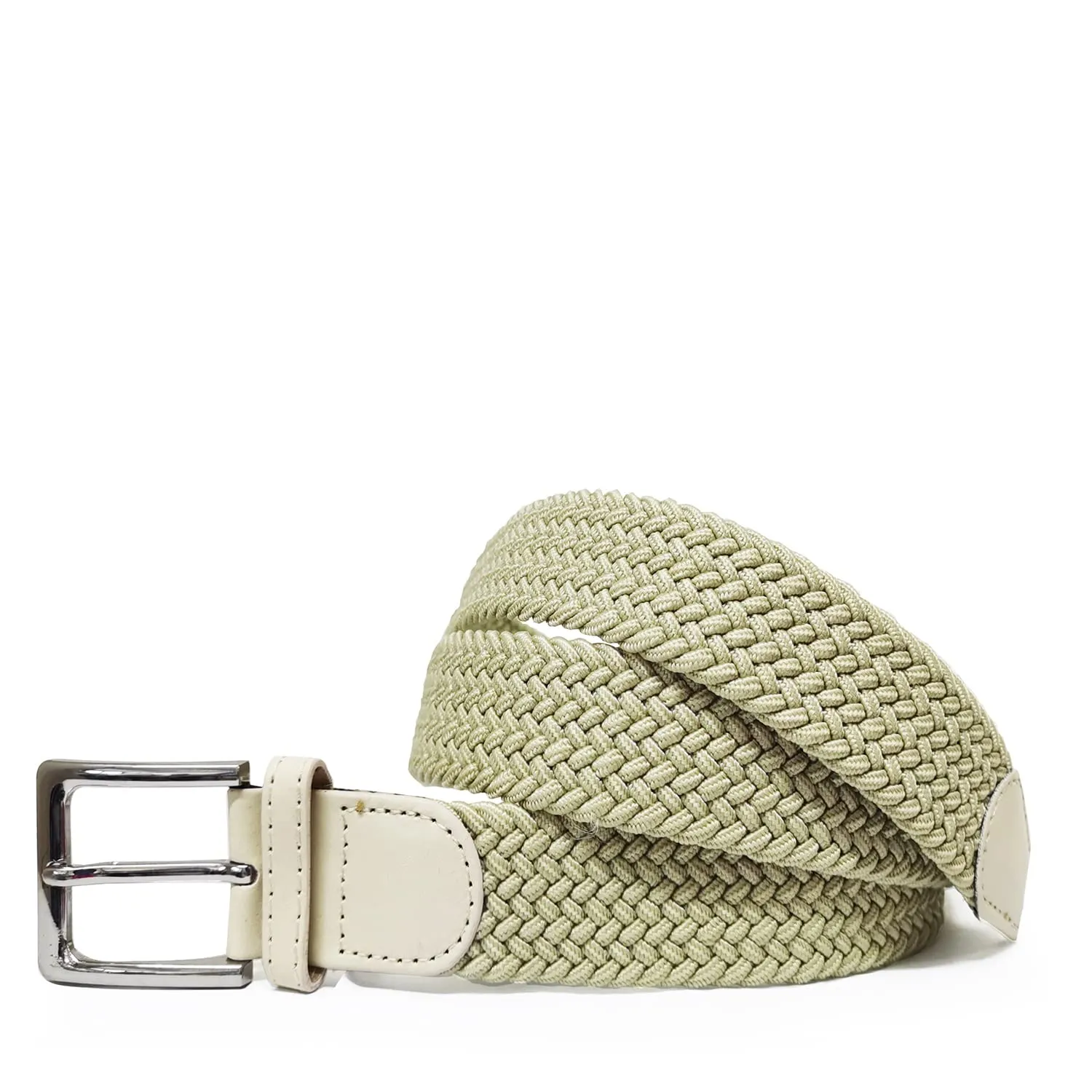 GLAMEXX24 Cintura Elastica Unisex in Tessuto Intrecciato Regolabile - immagine 2