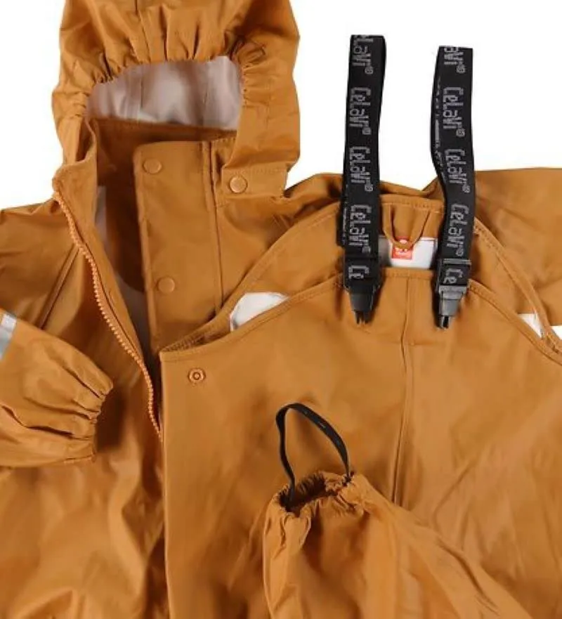 Celavi Basic PU Rain Set, Buckthorn Brown, 130 Unisex-Bambini - immagine 4