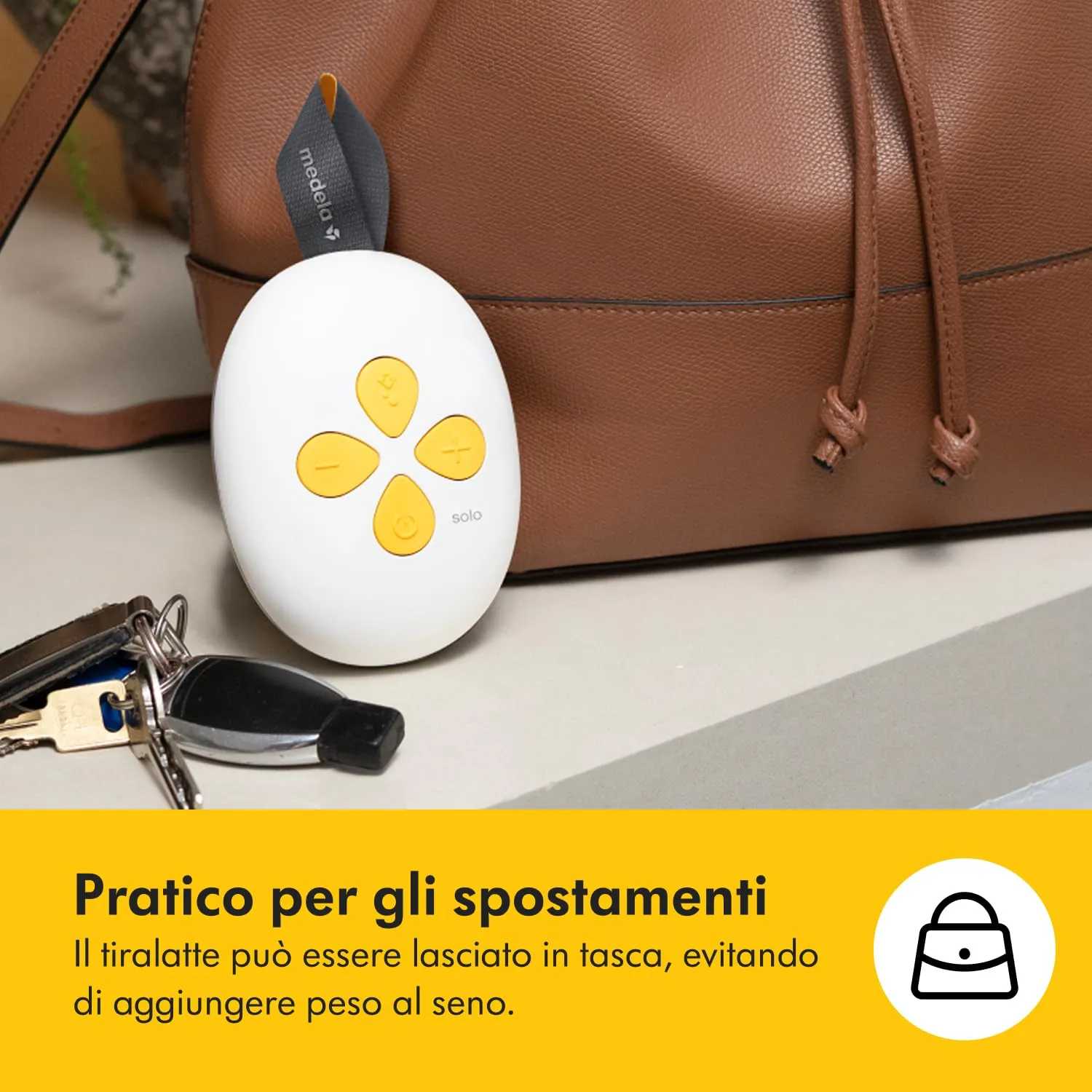 Medela Solo Tiralatte Elettrico Singolo con Coppa PersonalFit Flex e Tecnologia 2-Phase Expression - immagine 8