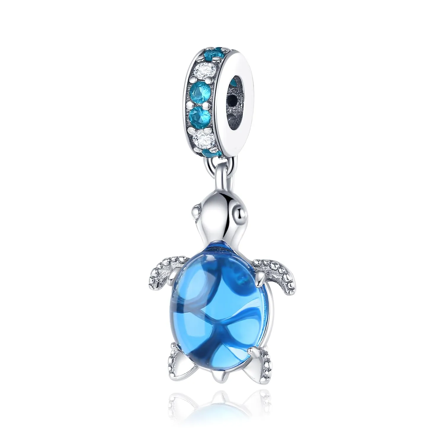 Pandach 925 Sterling Silver Pendant with CZ Gemstones for Bracelets and Necklaces - immagine 1