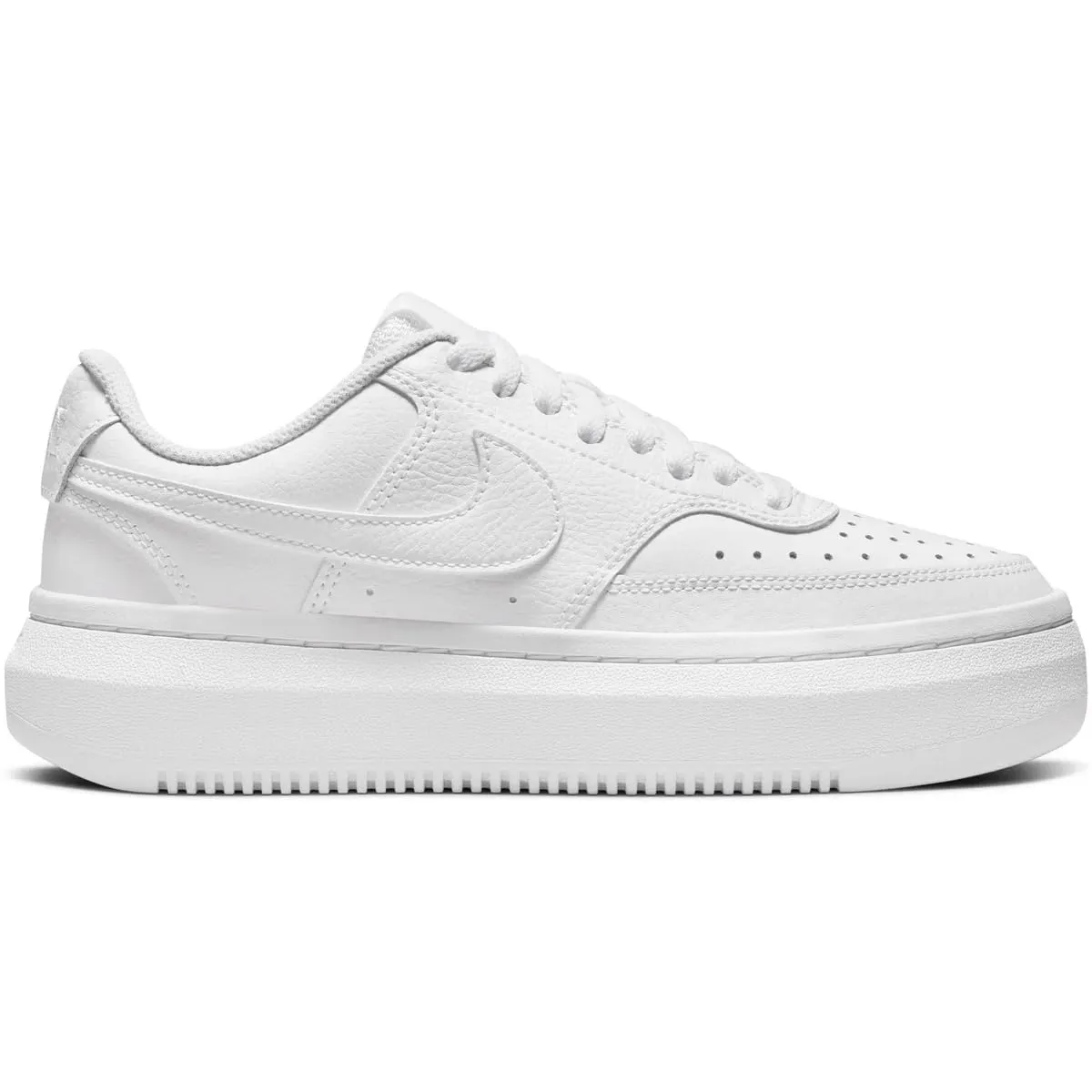 Nike Women's Court Vision Alta Shoes - White/White/White - 7 - immagine 3