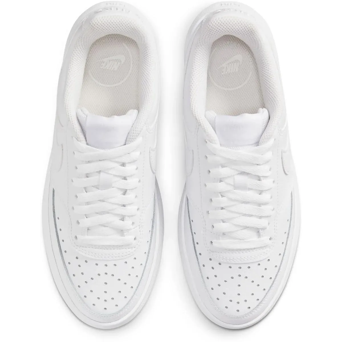 Nike Women's Court Vision Alta Shoes - White/White/White - 7 - immagine 5
