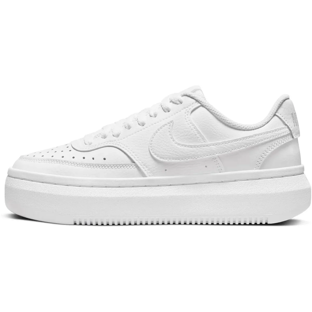 Nike Women's Court Vision Alta Shoes - White/White/White - 7 - immagine 6