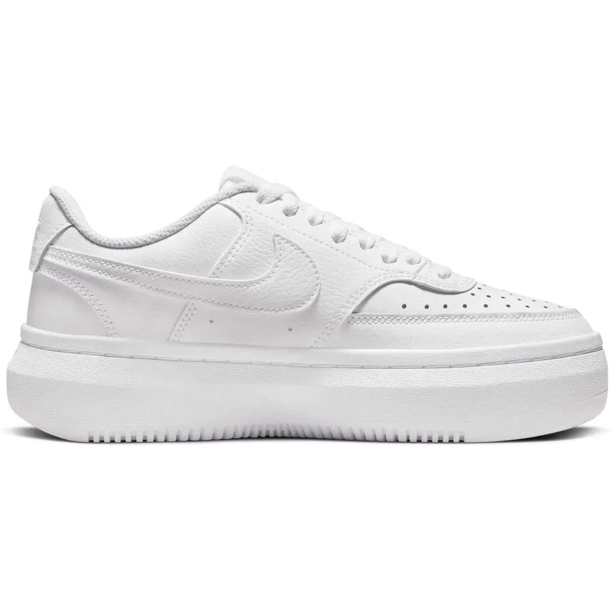 Nike Women's Court Vision Alta Shoes - White/White/White - 7 - immagine 7