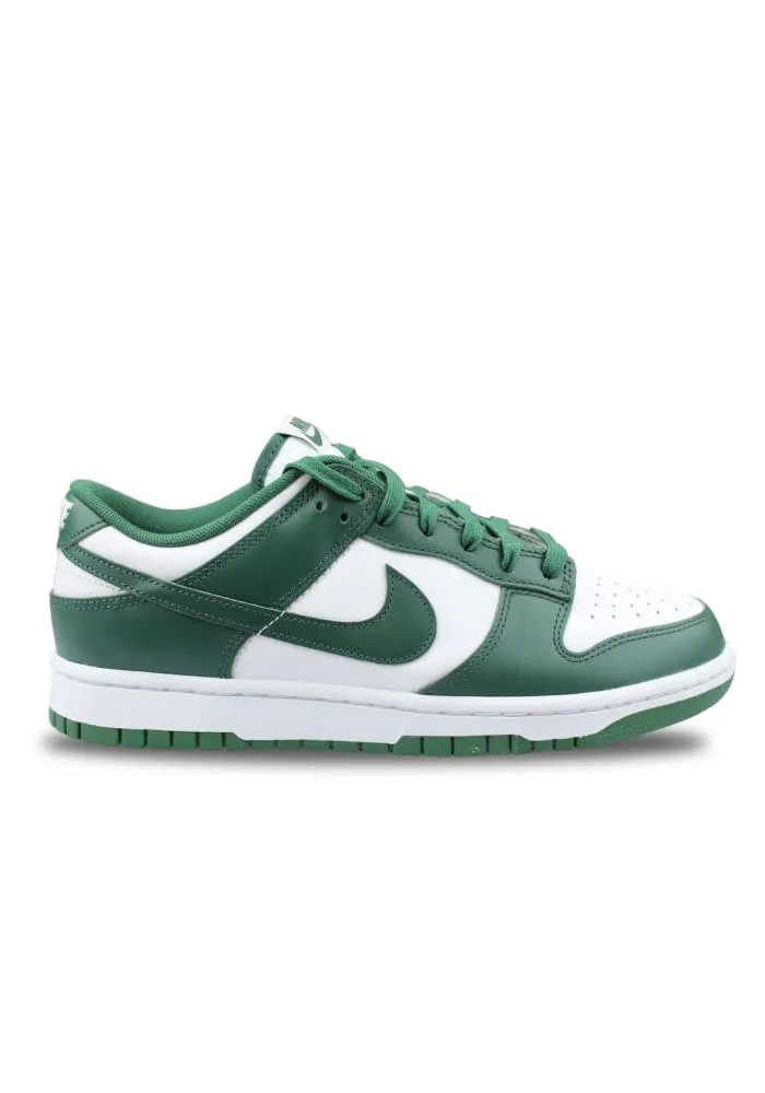 Nike Dunk Low Retro Bianco/Verde Squadra-Bianco, 40.5 EU - immagine 1
