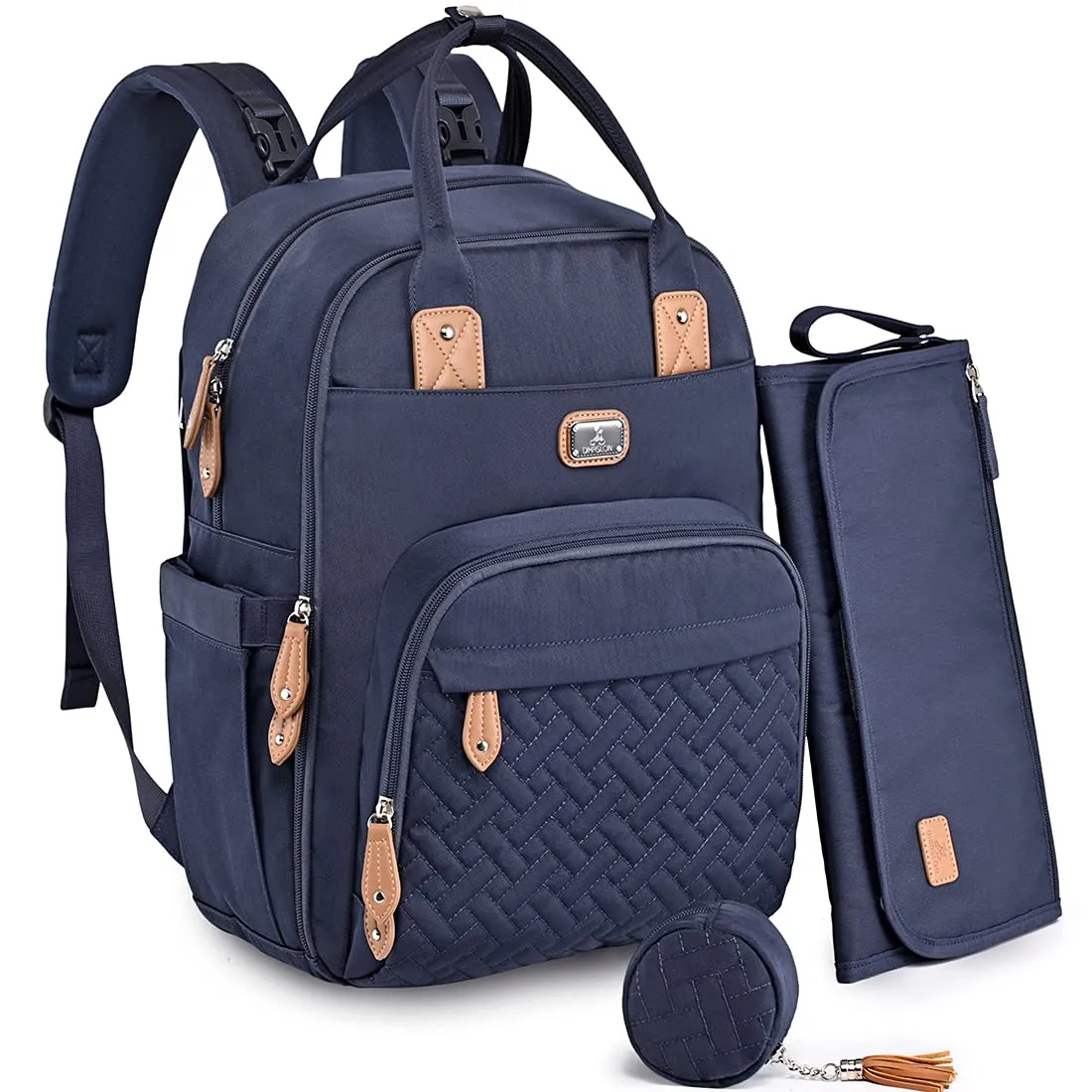 Dikaslon Zaino Fasciatoio Multifunzione, Blu Navy - immagine 1