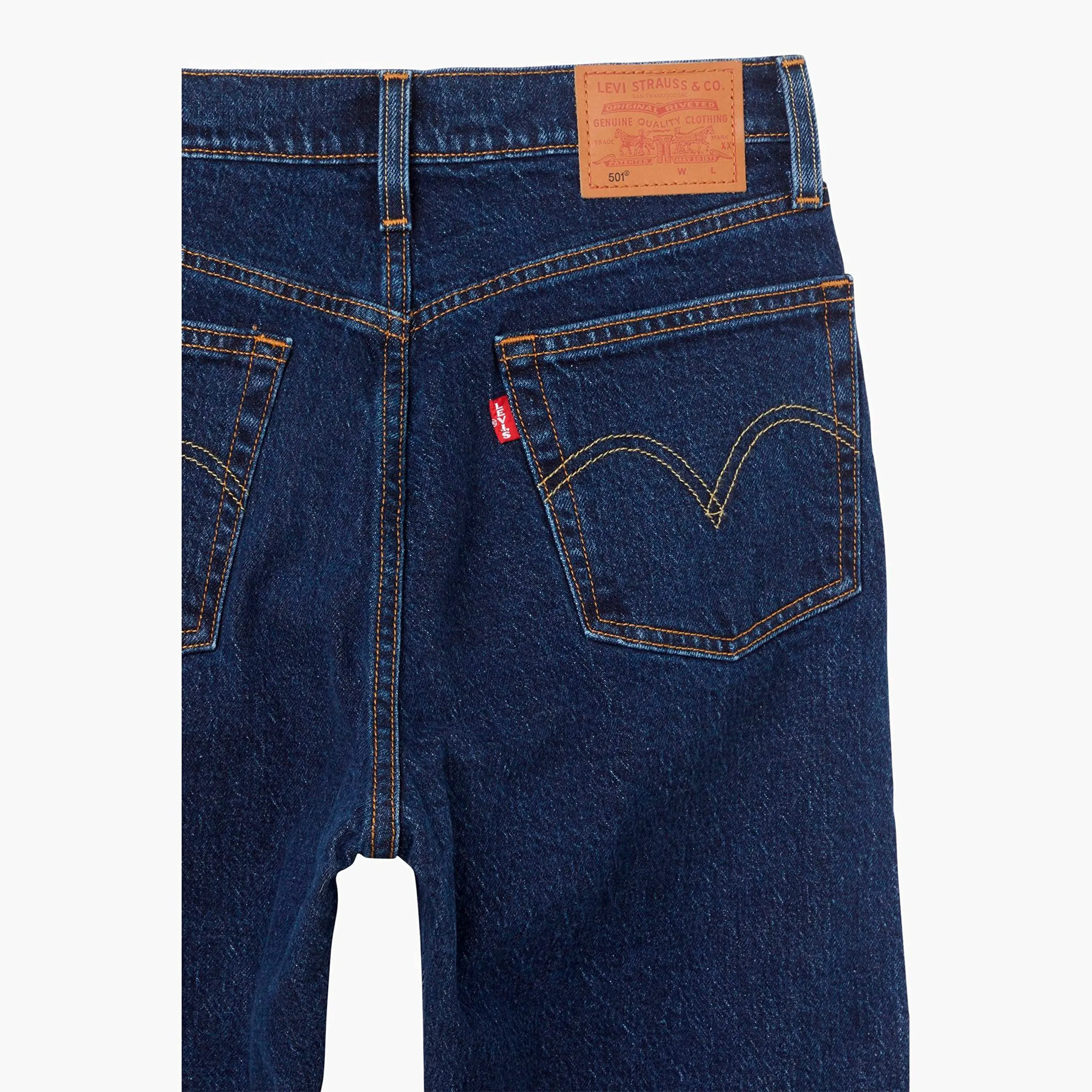 Levi's 501 Crop Jeans Donna, Salsa Stonewash, 27W / 28L - immagine 4