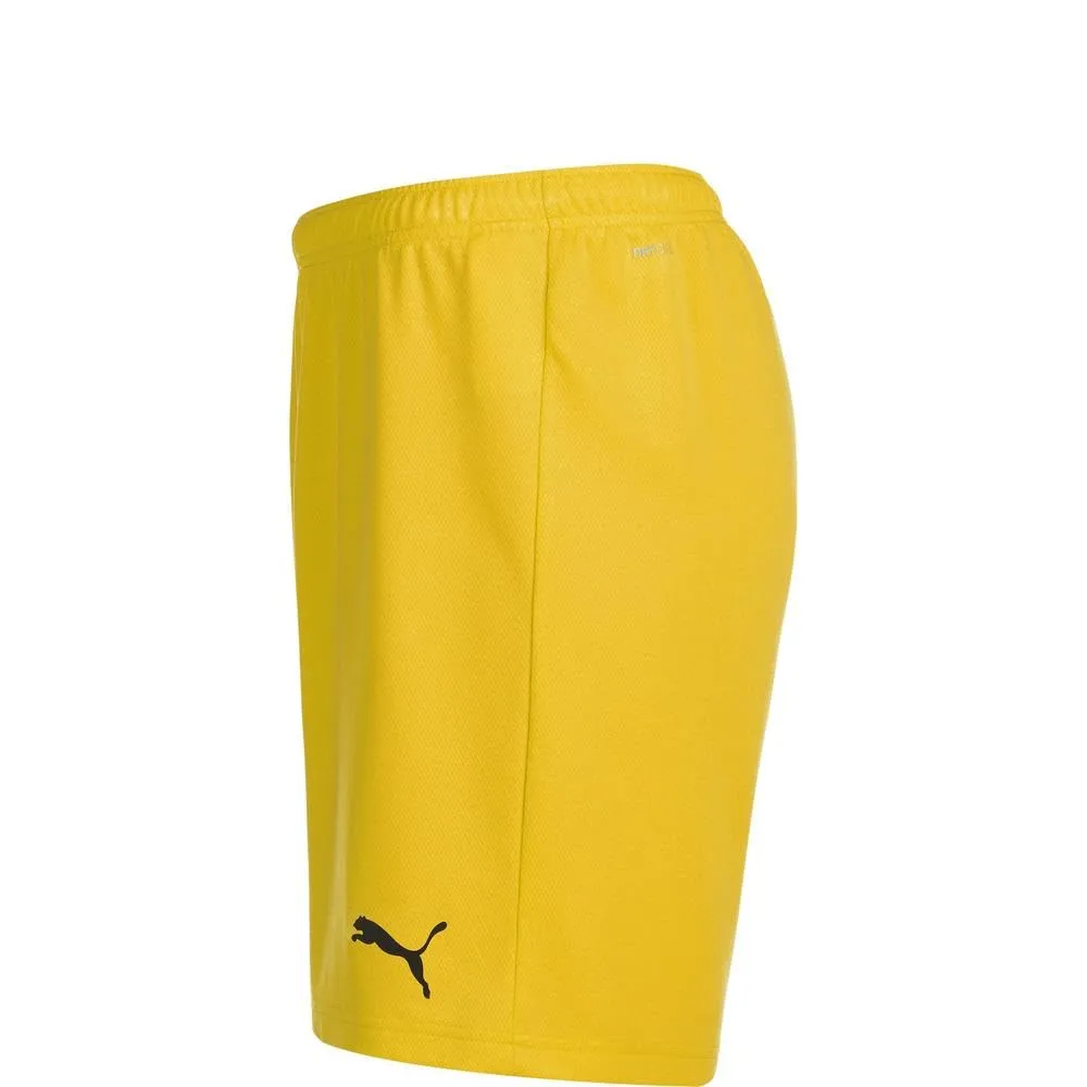 Puma teamRISE Short Jr, Cyber Yellow/Black, 176 - immagine 4