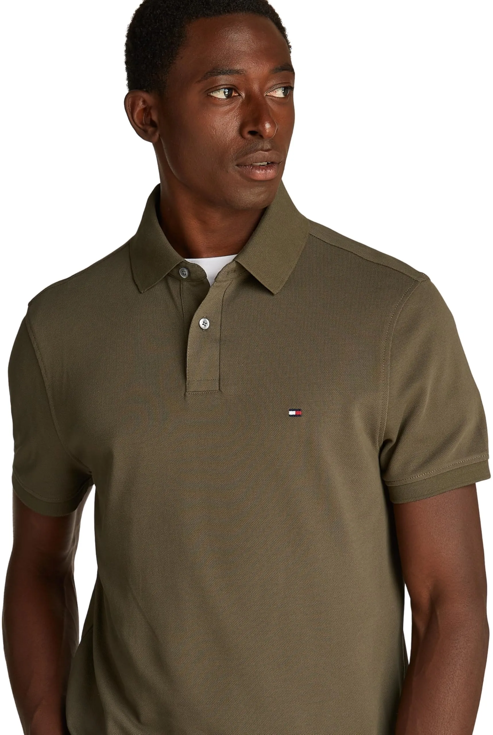 Tommy Hilfiger 1985 Regular Fit Polo Shirt, Army Green, XS - immagine 3