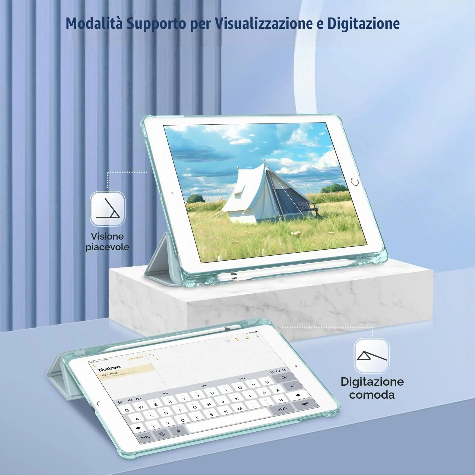 FINTIE Cover per iPad 10,2 Pollici (9a/8a/7a Generazione, 2019-2021) - immagine 3