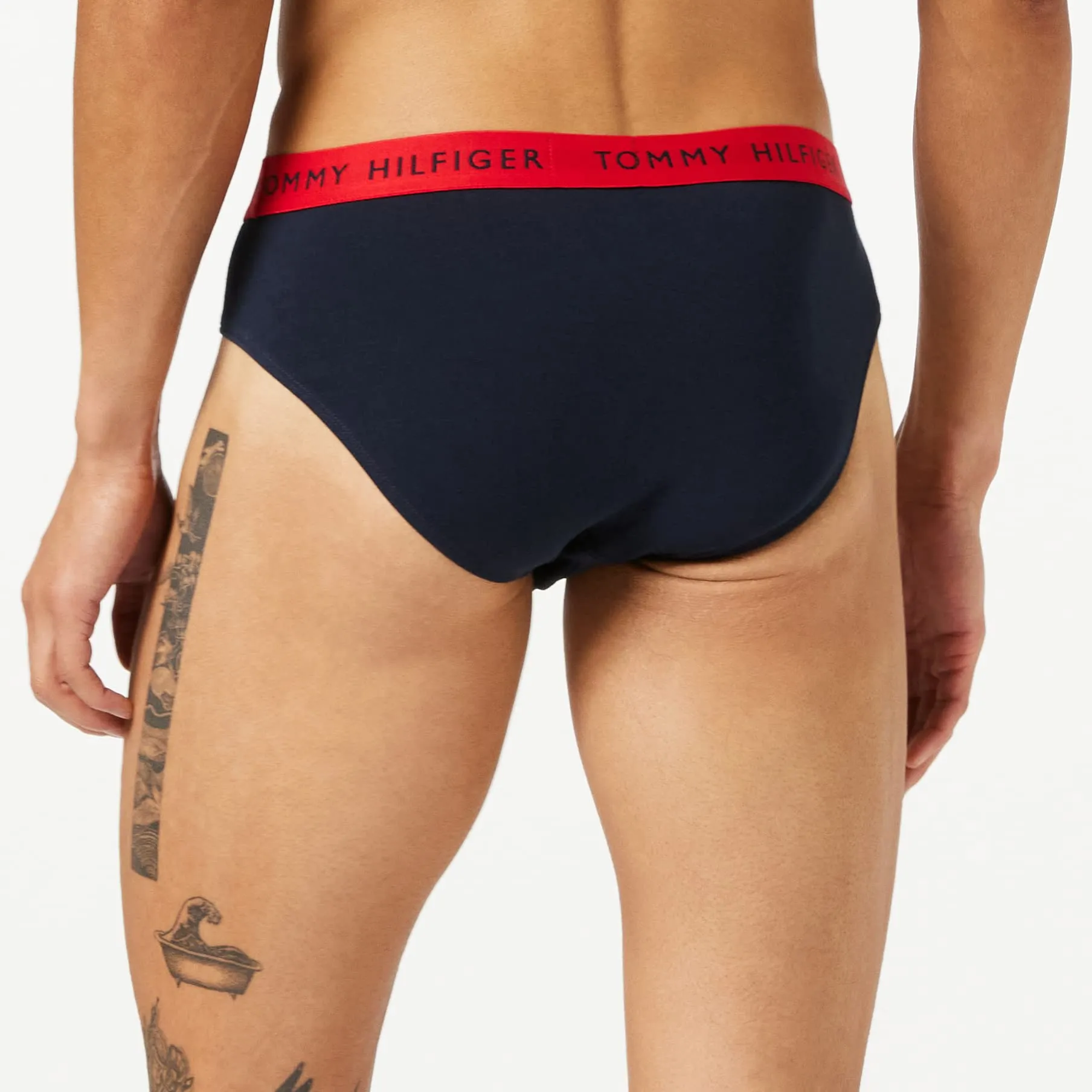 Tommy Hilfiger 3 Pack Boxer Slips, Red/White/Desert Sky, XXL - immagine 4